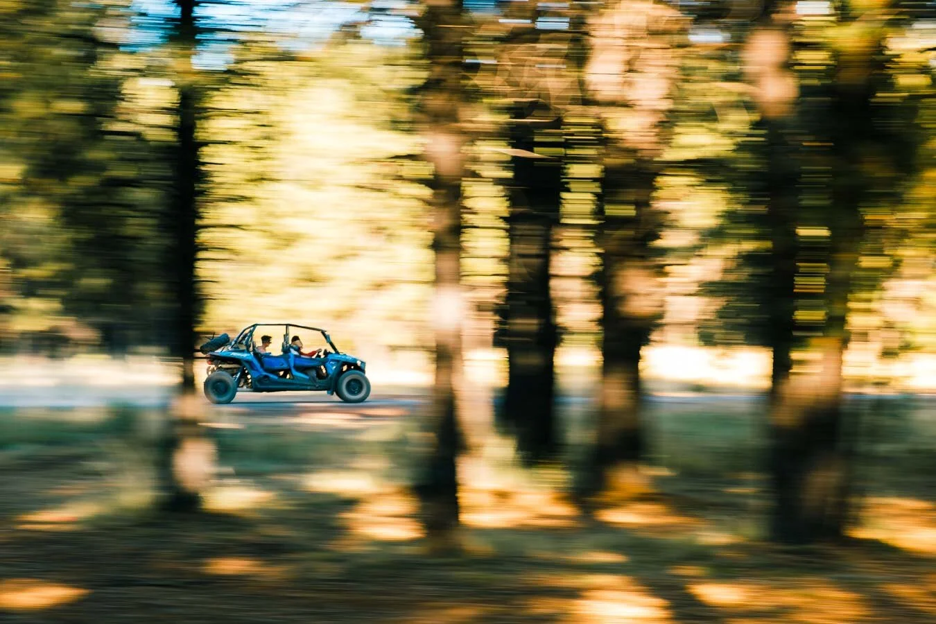 Off Road Side by Side Panning Shot
