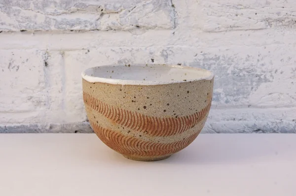 Rustic cup / burnt orange
