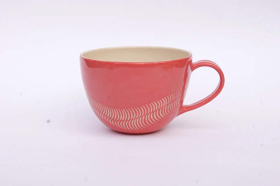 Mug / raspberry red