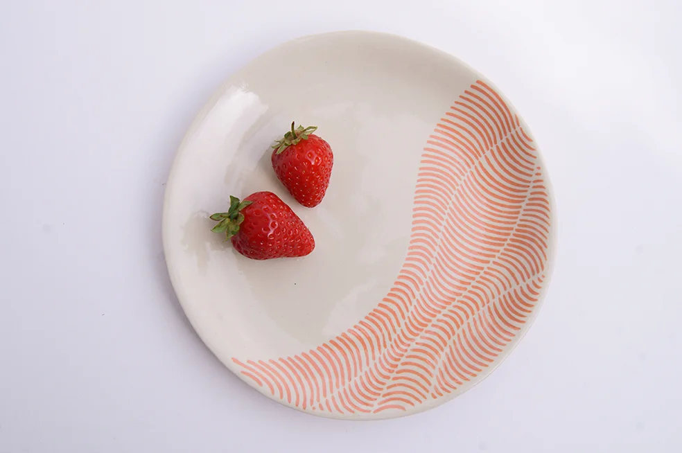 Dessert plate / orange
