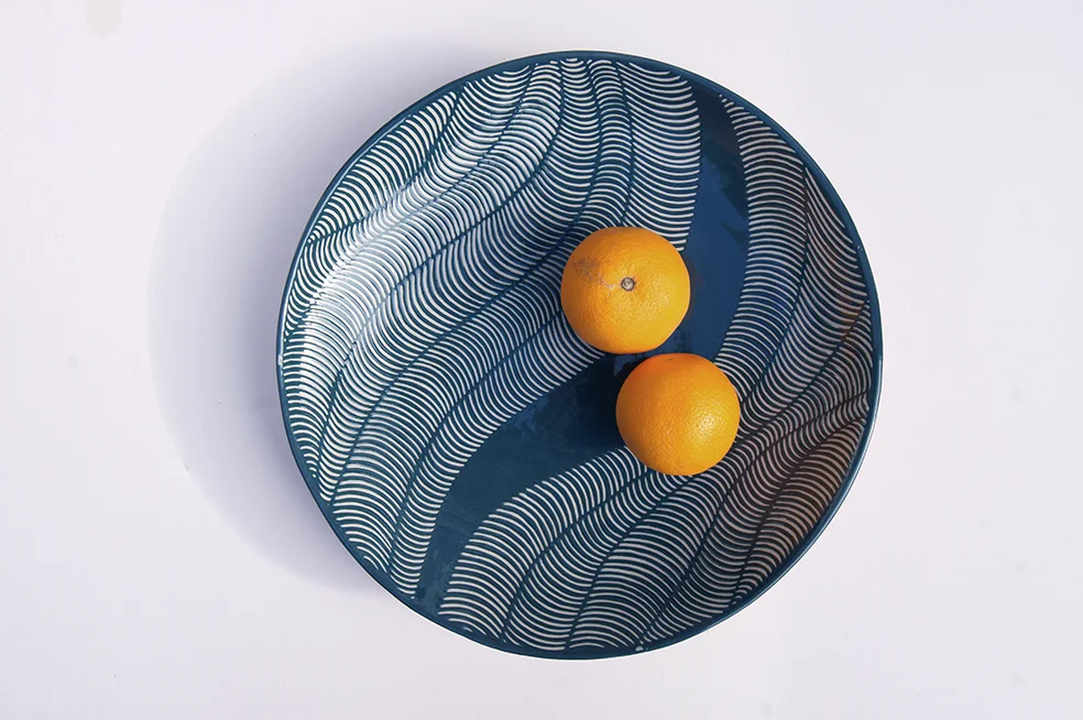 Giant bowl / dark blue