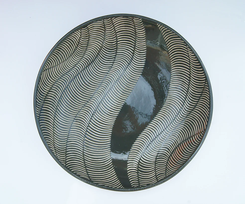 Giant bowl / olive black
