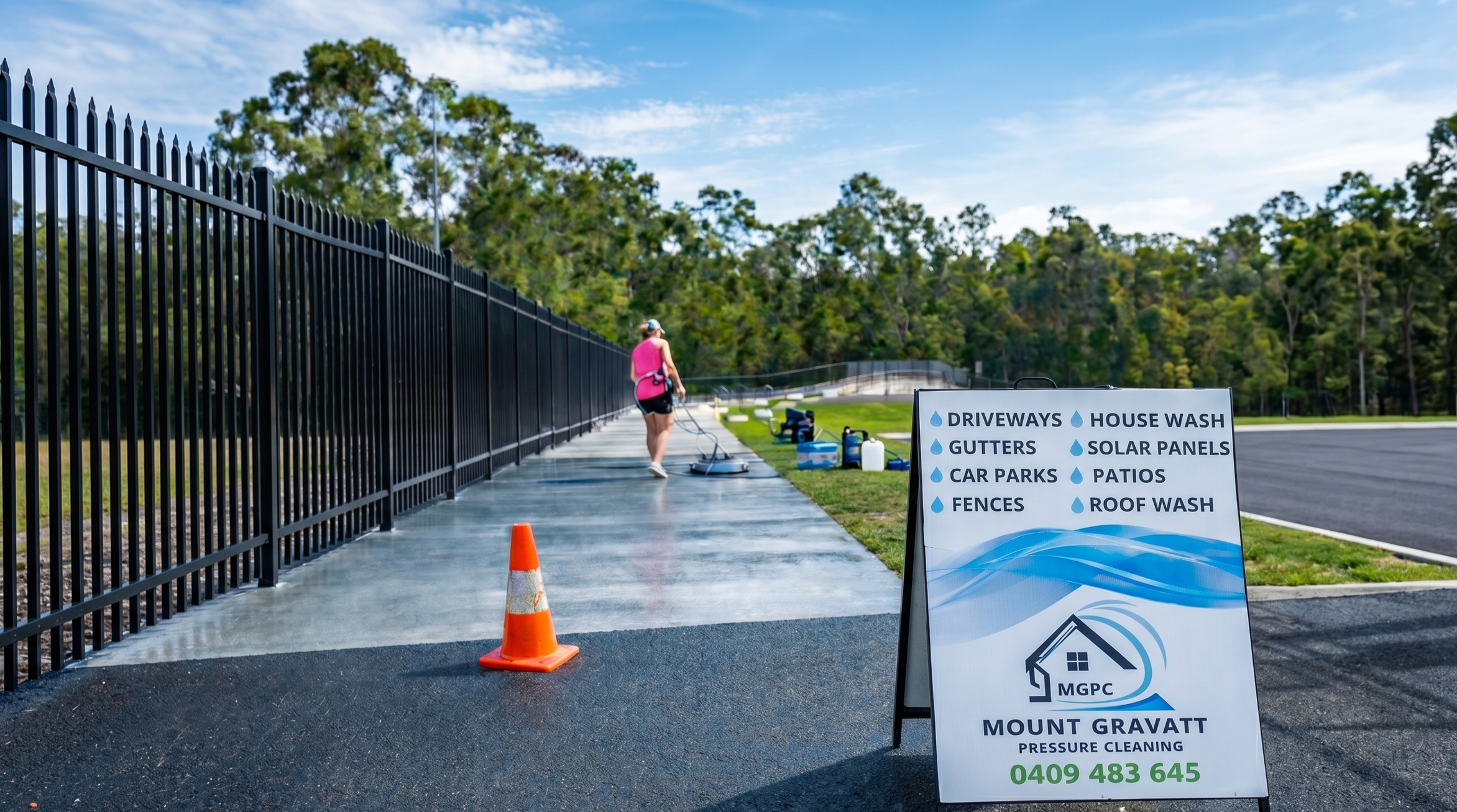 Commercial pressure cleaning Brisbane Southside