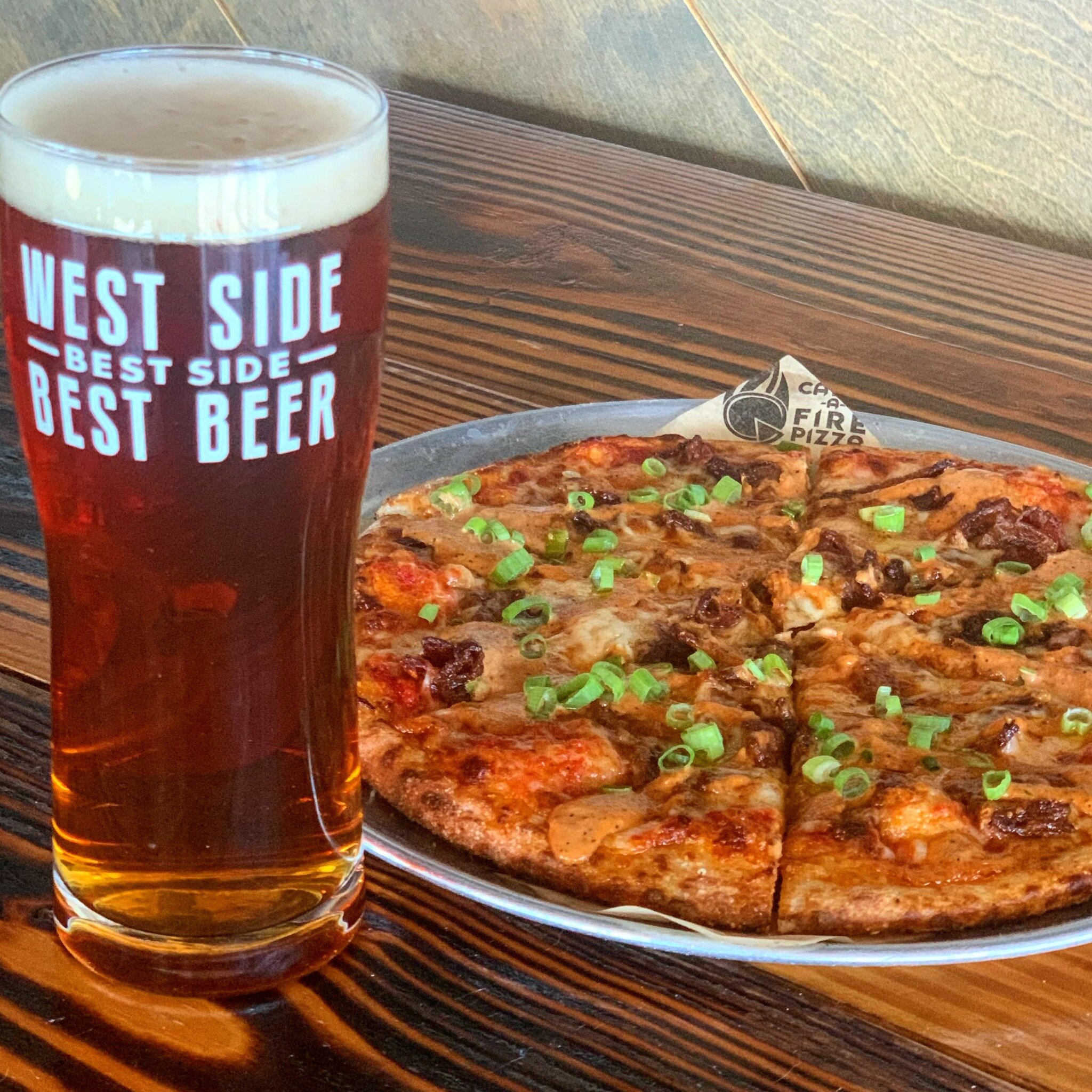 Grand Opening of our NEWEST LOCATION inside @westsidebrewing is this Friday starting at noon! Be one of the first 50 guests to arrive at get entered to win ONE FREE PIZZA EVERY WEEK FOR A YEAR!! #grandopening #freepizzaforayear #westsidebestside #wes