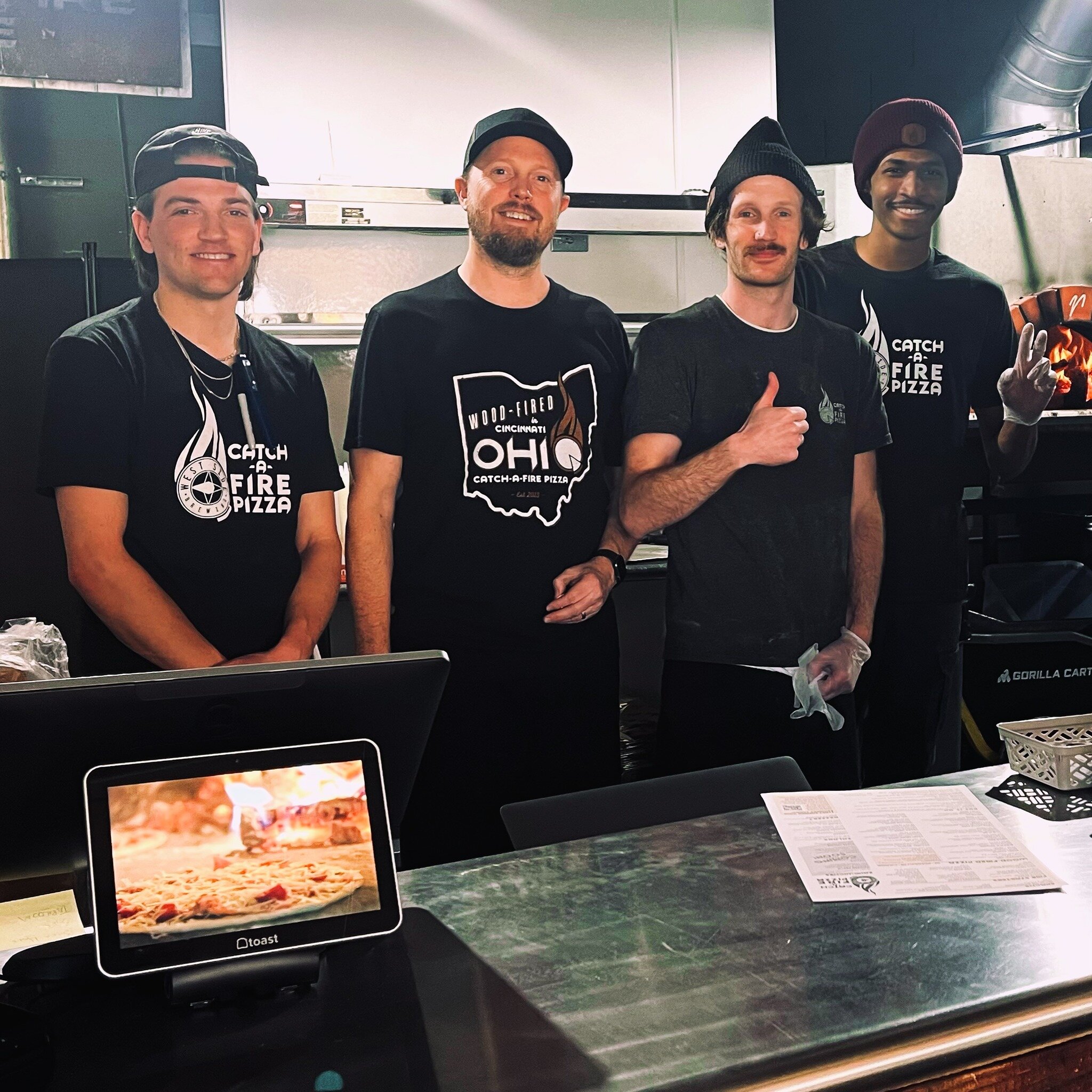 The crew is fired 🔥 up to see you at our NEW LOCATION - Grand Opening Day is tomorrow @westsidebrewing in Westwood! Be one of our first 50 guests and be entered to win a FREE 10&rdquo; PIZZA A WEEK FOR 1 YEAR!  We&rsquo;re giving out samples and mor