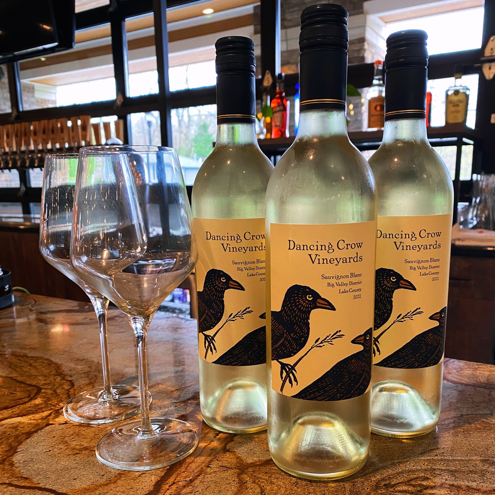 Wine of the Month at our Lebanon Bottle Shop is Dancing Crow Vineyards Sauvignon Blanc. The palate is juicy with ripe orange, volcanic minerality and fresh, sweet grapefruit.  The grapes sit at 1400 ft. elevation near the base of Mount Konocti on the