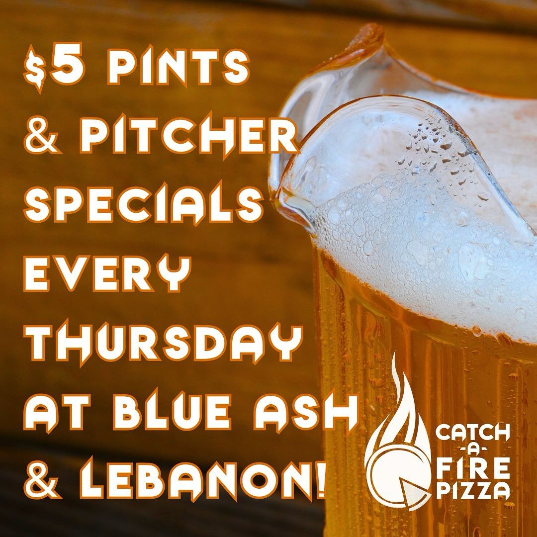 Join us today for the best wood-fired pizza and great deals on pints &amp; pitchers!