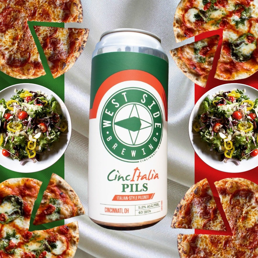 The perfect beer to go with all of our food! Available at our WESTWOOD location @westsidebrewing now! #beerandpizza #pizzaandbeer #italianfood #WSB  #WestSideBrewing #WestSideBestSide #WestSideorNoSide #townhalldistrict #WestSideSummer
#DrinkBeer  #D