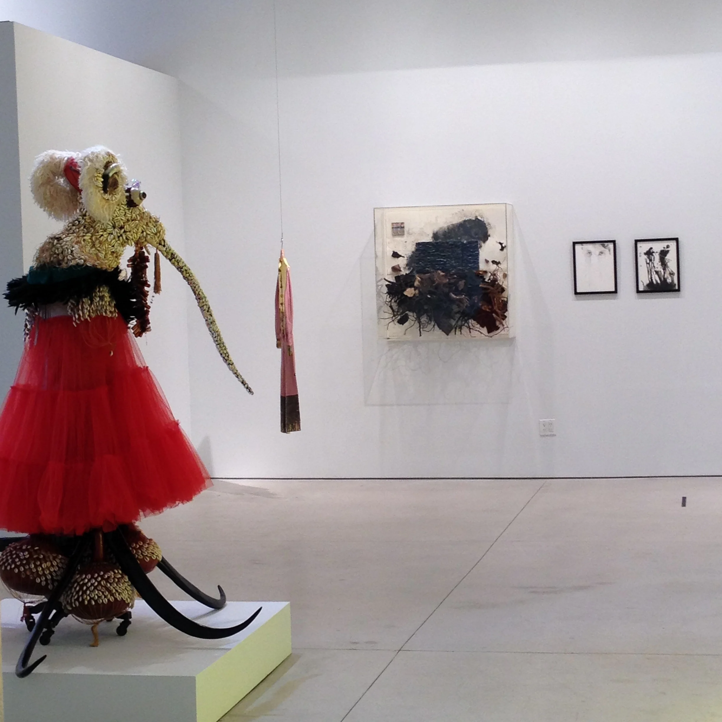  Clockwise from left: Rina Banerjee, Soo Sunny Park, Leonardo Drew, Kambui Olujimi 