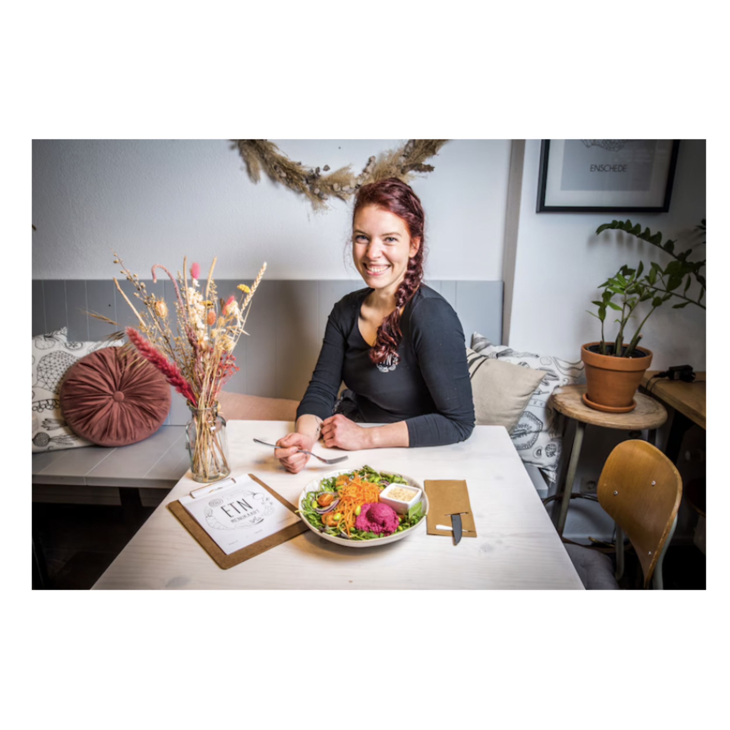 Tubantia over ETN Enschede: eerste 100% plantbased restaurant, homemade café voor lunch, taart en high tea.