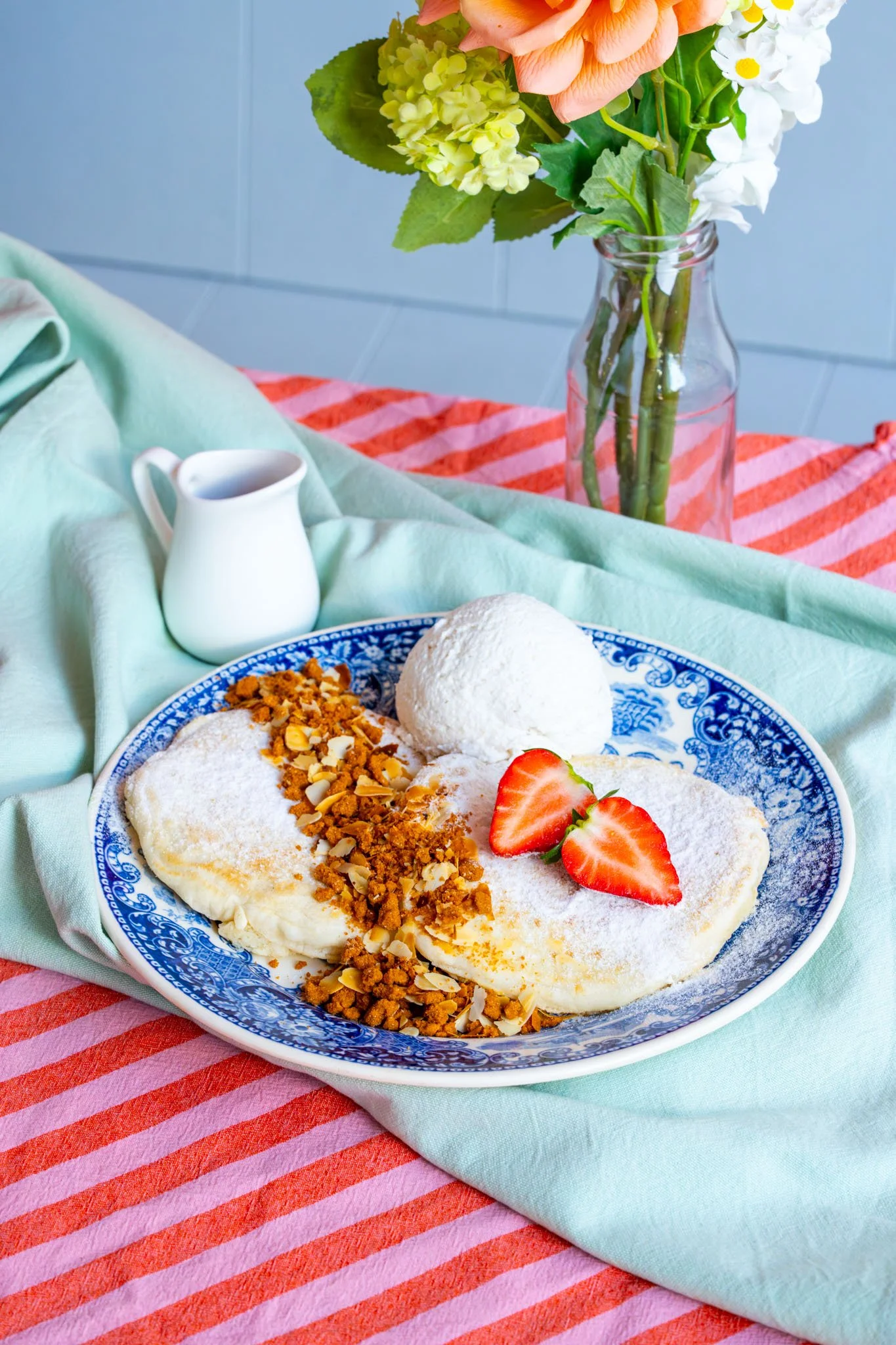 Fluffy pancakes voor het ontbijt bij ETN in Enschede