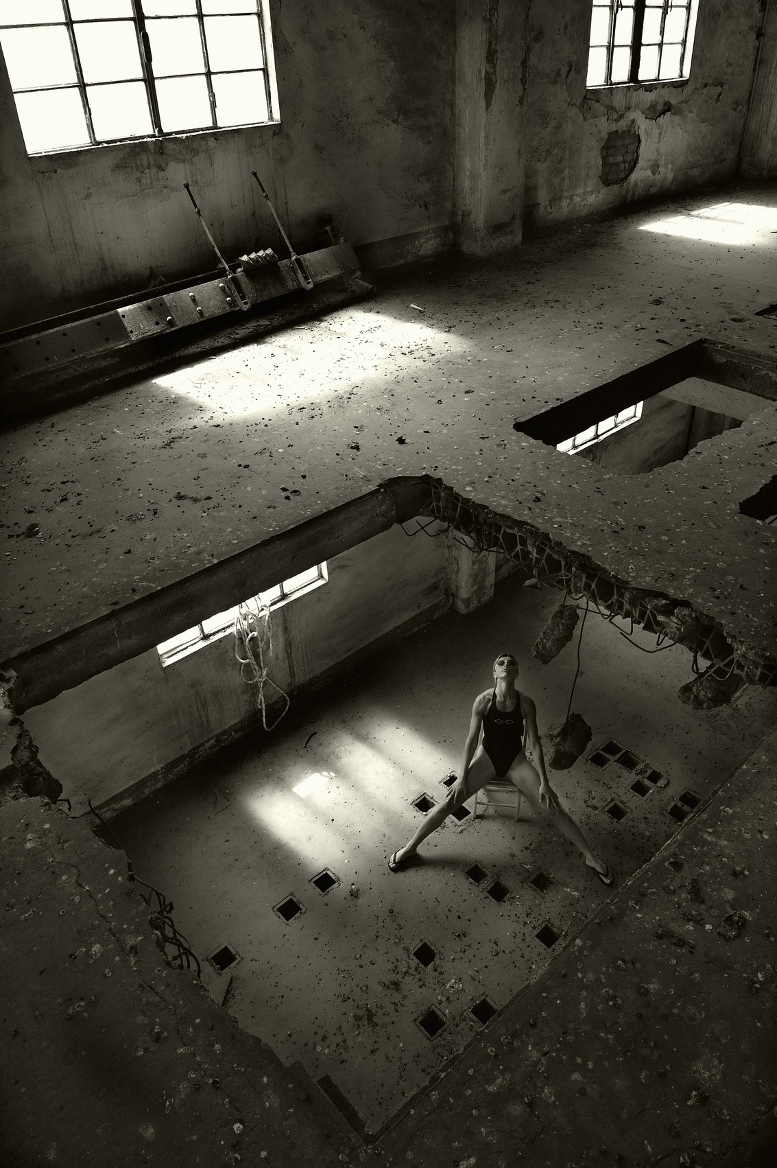 AN IMPROBABLE SWIMMING POOL