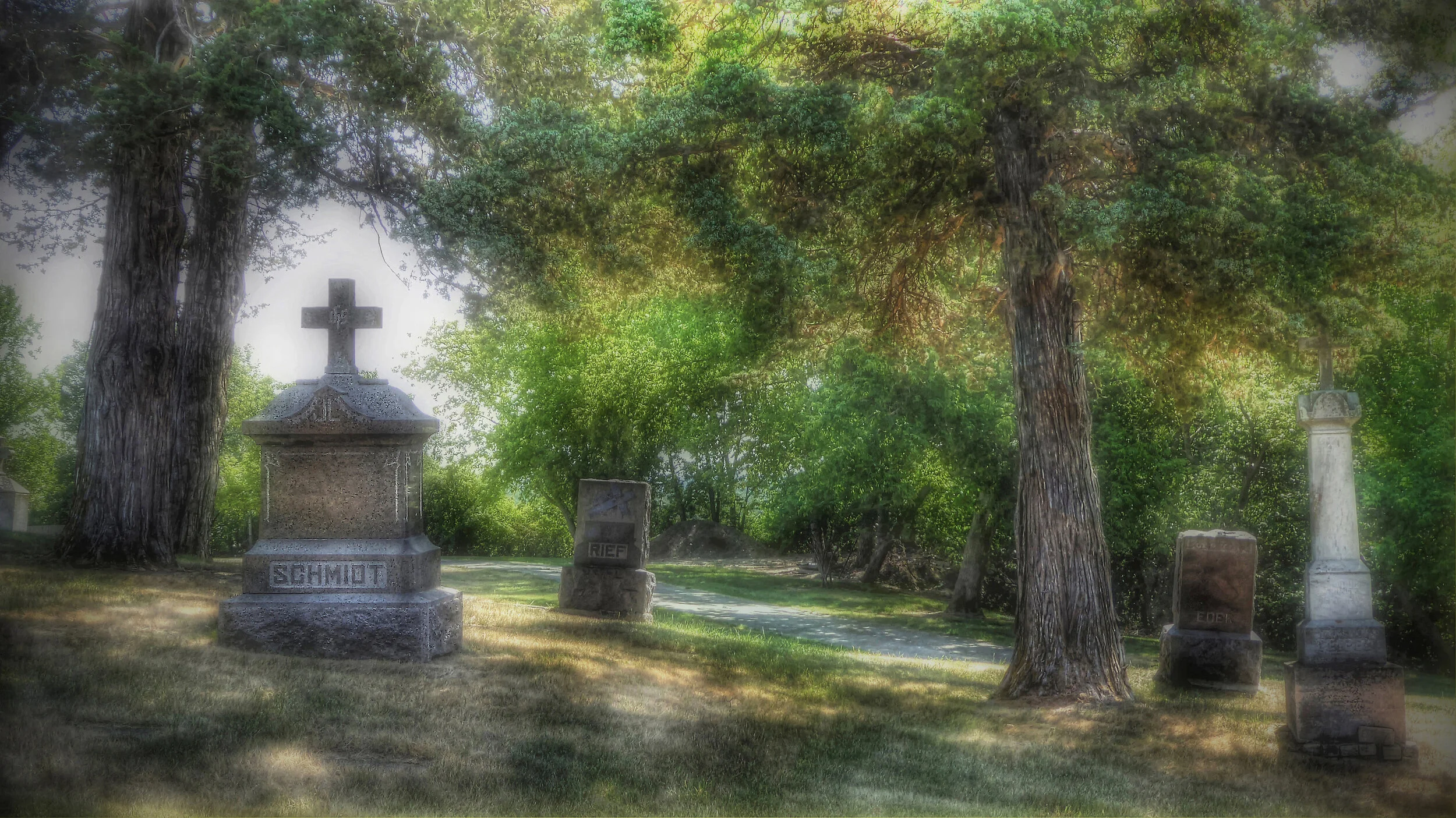 Shadows on a Hillside