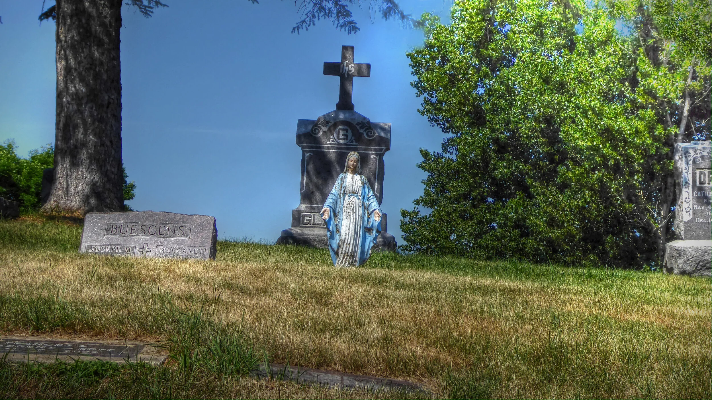 Detail in a Cemetery