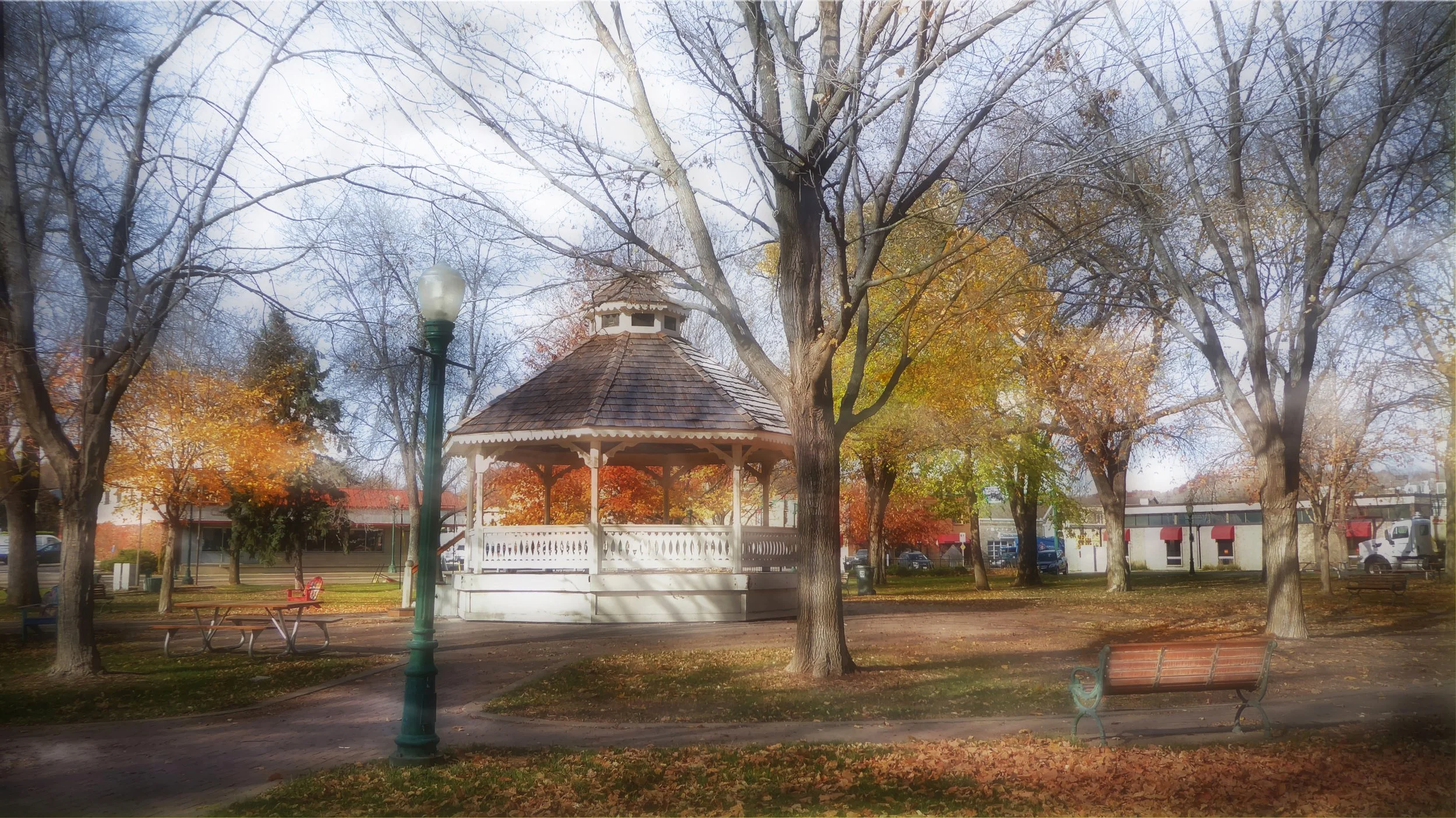 Autumn in Town Square