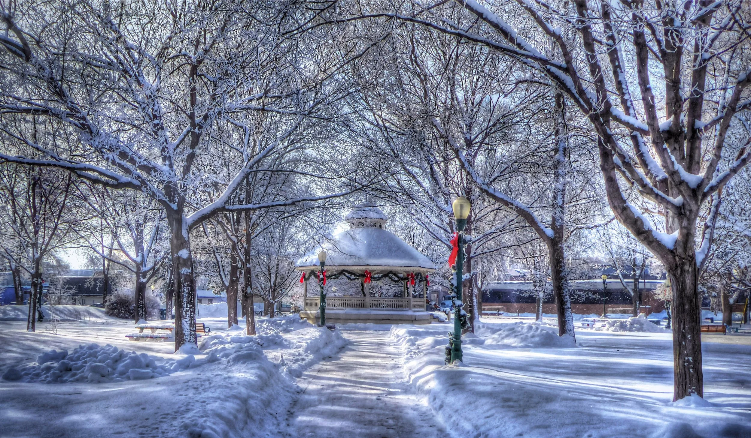 Snowy Town Square II