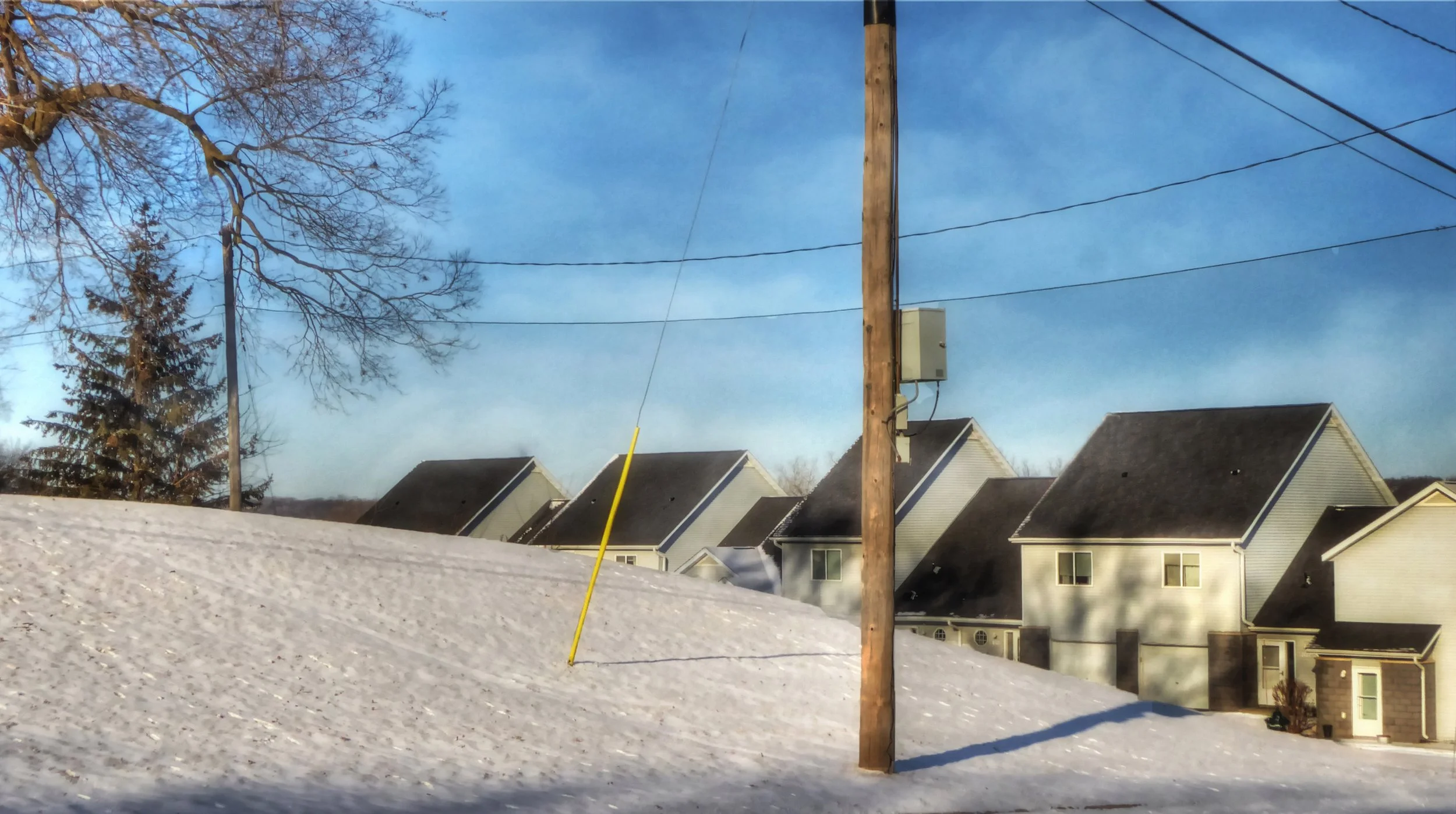 Neighborhood after Snowfall