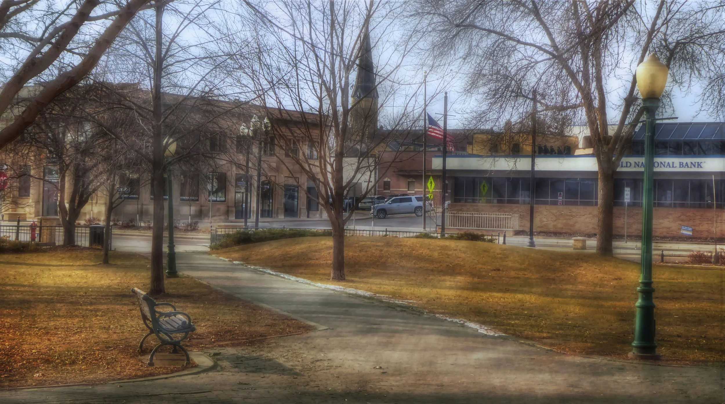 Town Square at Late Afternoon