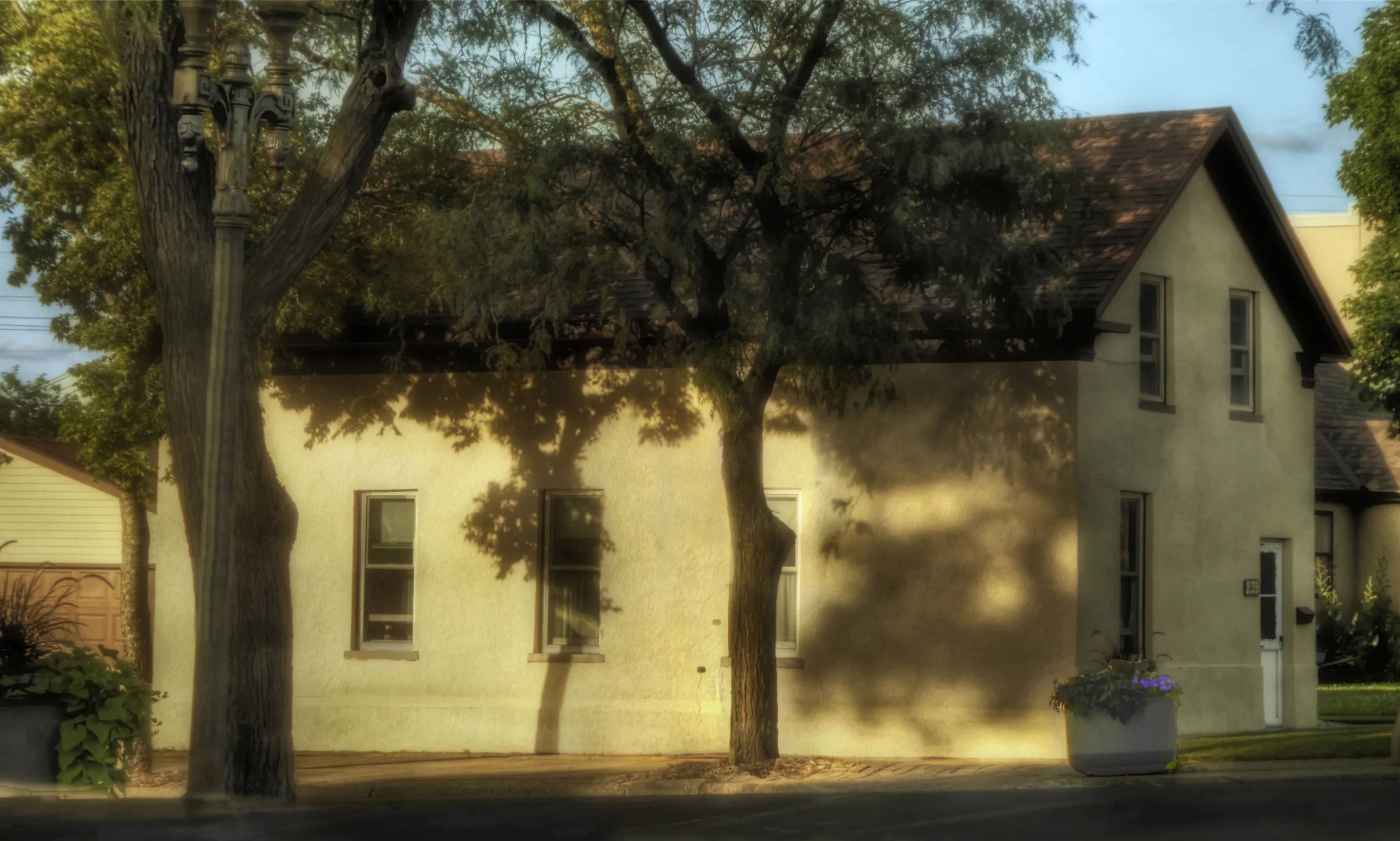 House in Morning Light