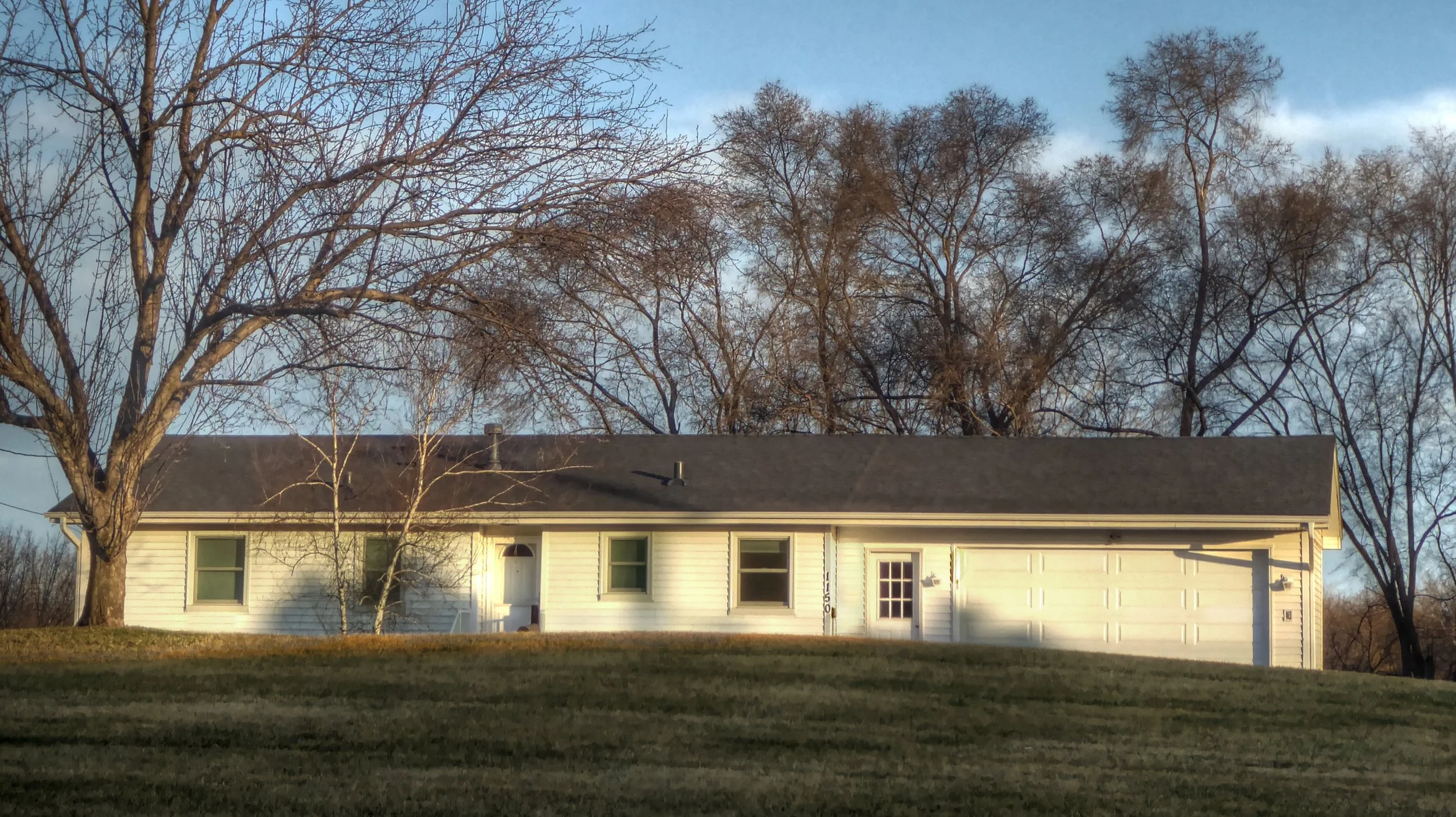 House at Sunset