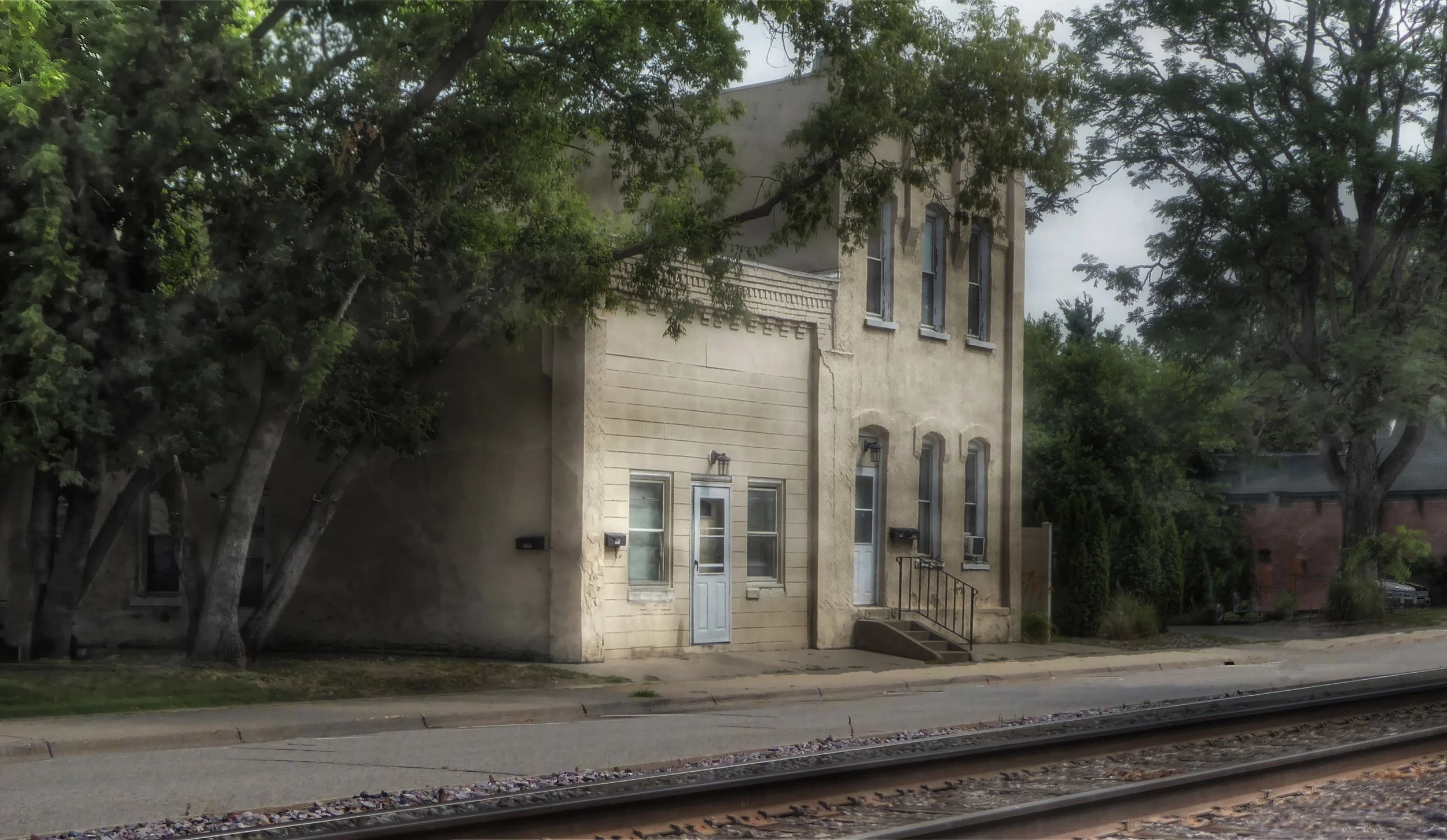 Building by the Railroad II