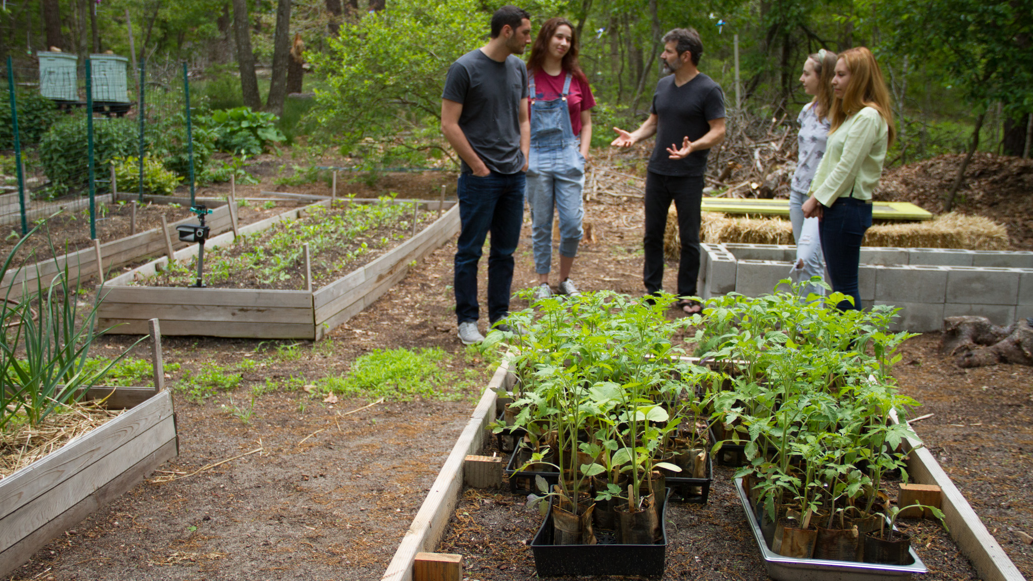 The ECI Teaching Garden at Sweet Woodland Farms