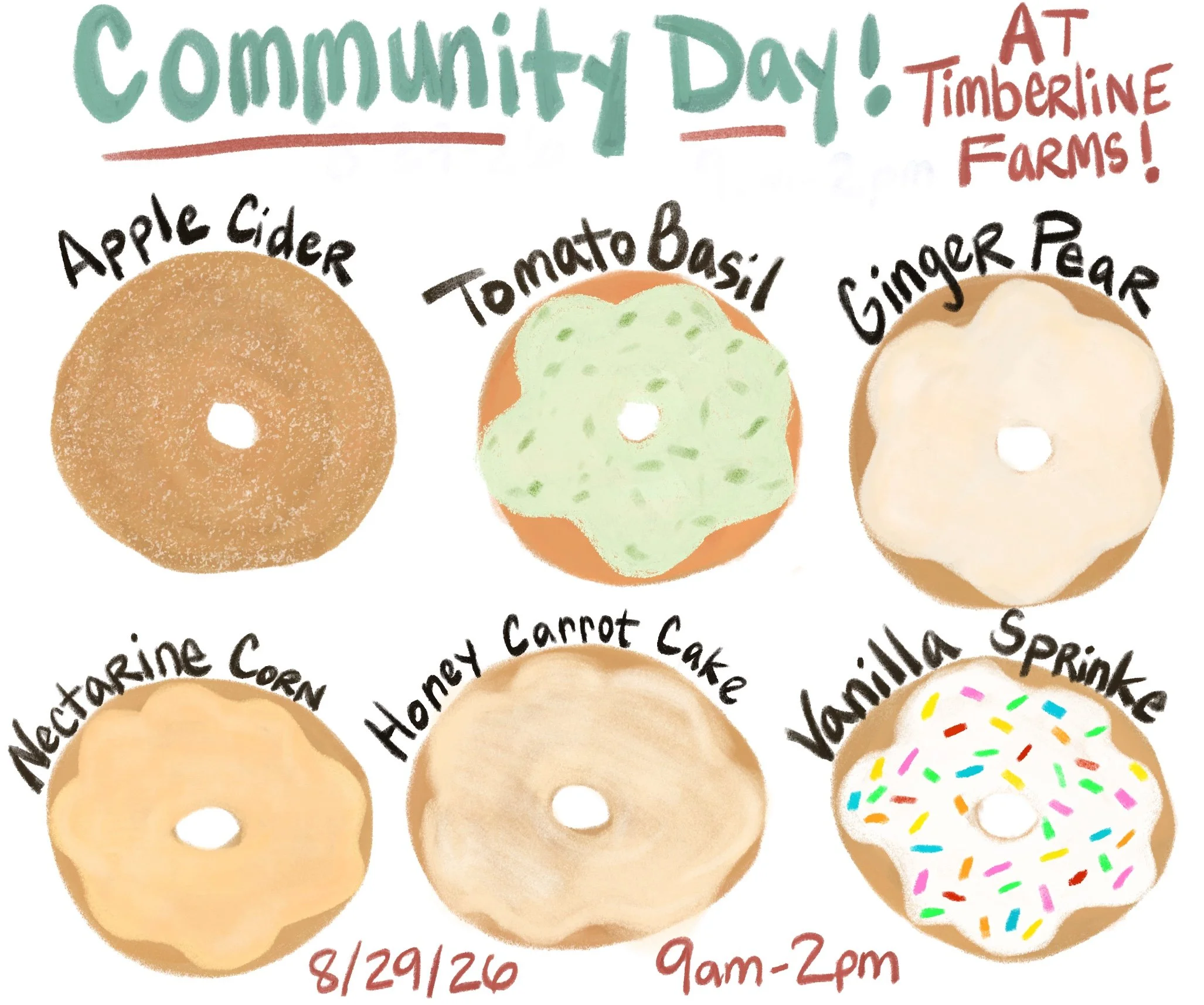 Community Day Donuts!