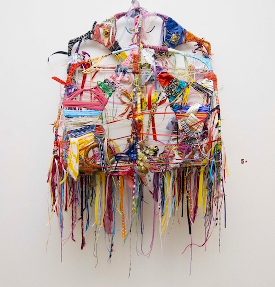 Armament of Wire , Mixed Media on Metal, SOLD