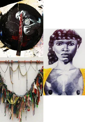 Shaunté Gates, In my dreams II, 2011Amber Robles-Gordon, Peacock. 2011 Jamea Richmond-Edwards, Revealation, 2011