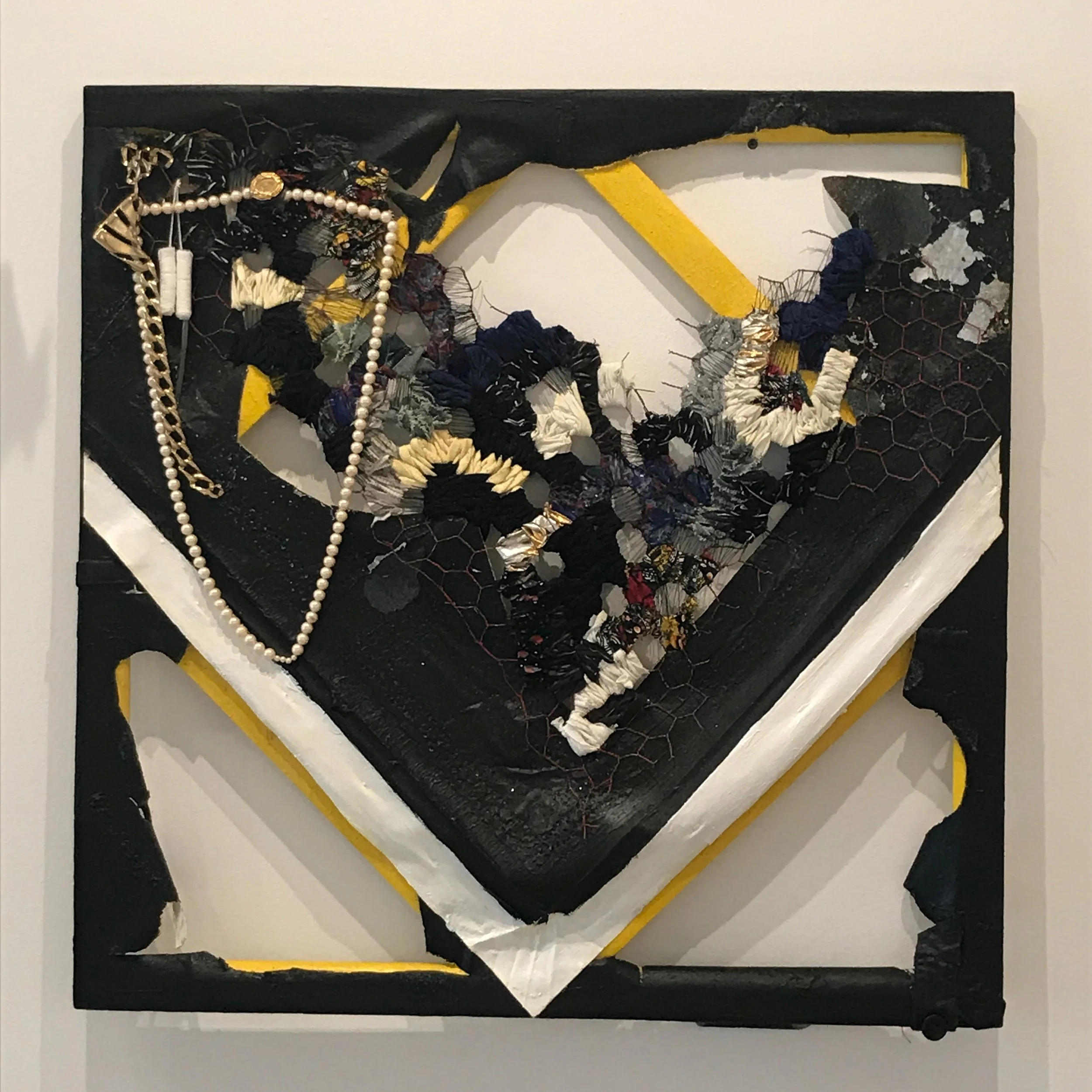 Parasites, Poison and Control, Mixed Media on Canvas, 30 x 30 in., 2017
