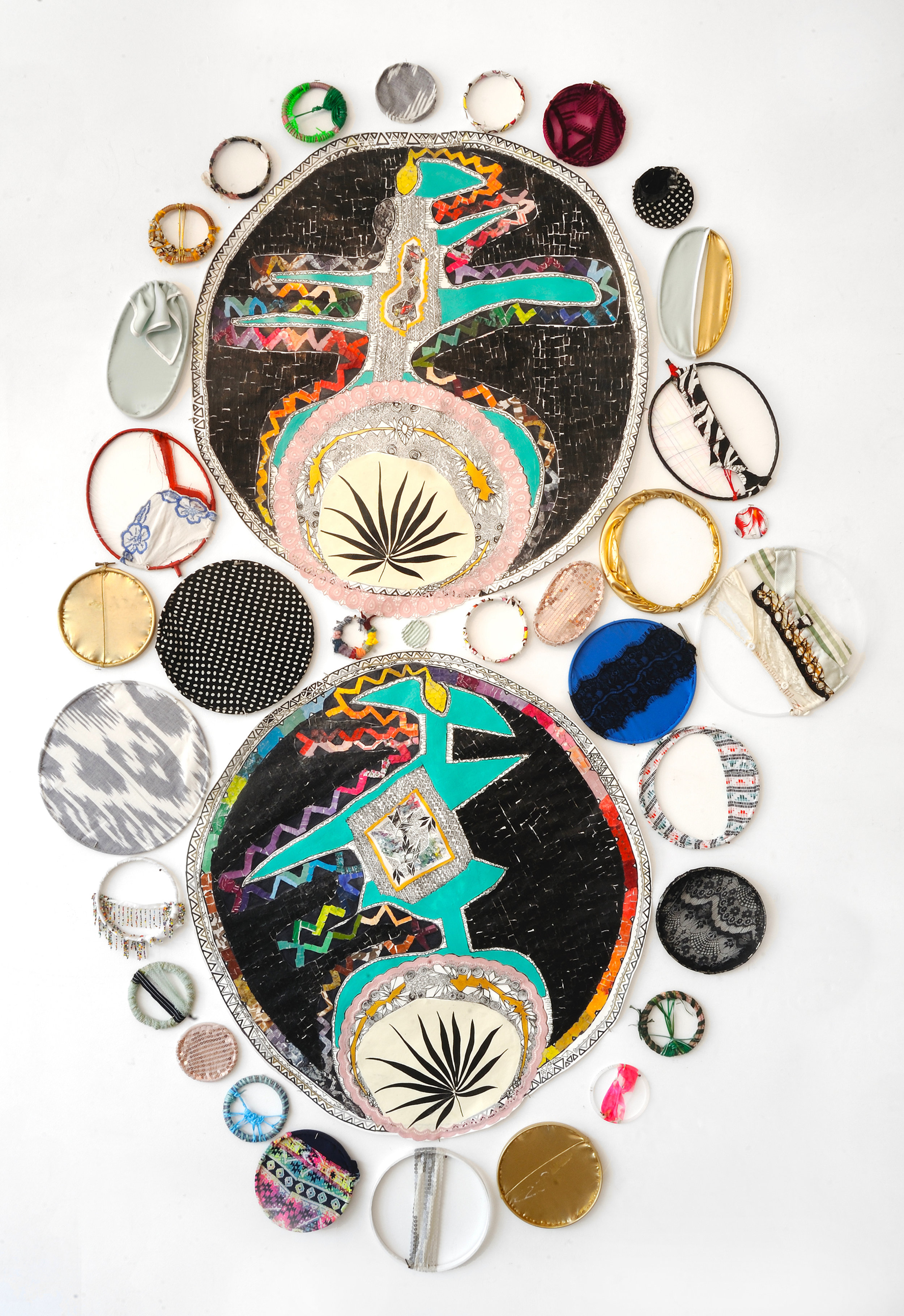 Synchronous Dialogue, Bloom and Orbits, Installation, Mixed-Media, 2018