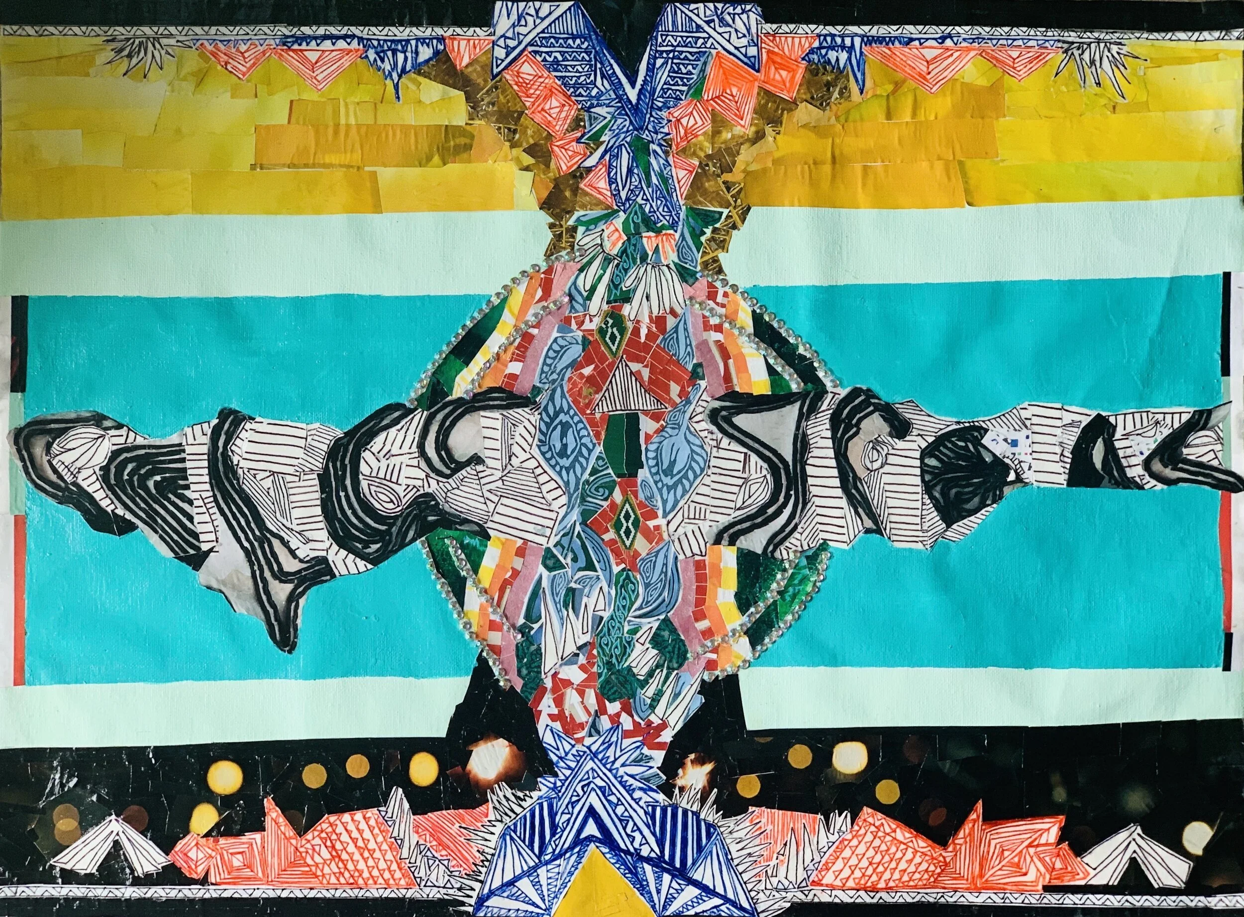 Elemental: Tierra, Aire, Agua, Fuego, 18 x 24, 2020