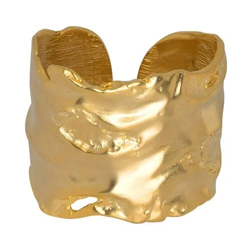 Bracciale rigido sbalzo oro