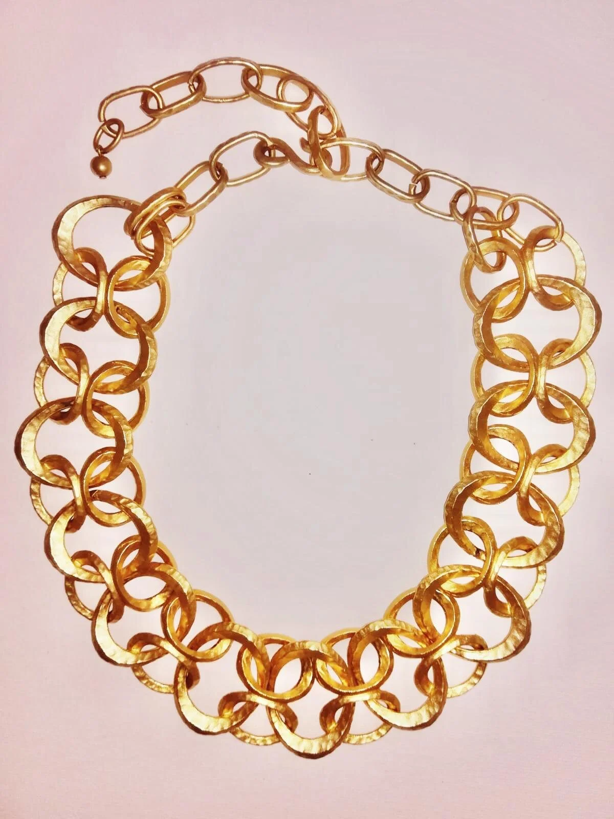 Collana cerchi concentrici oro