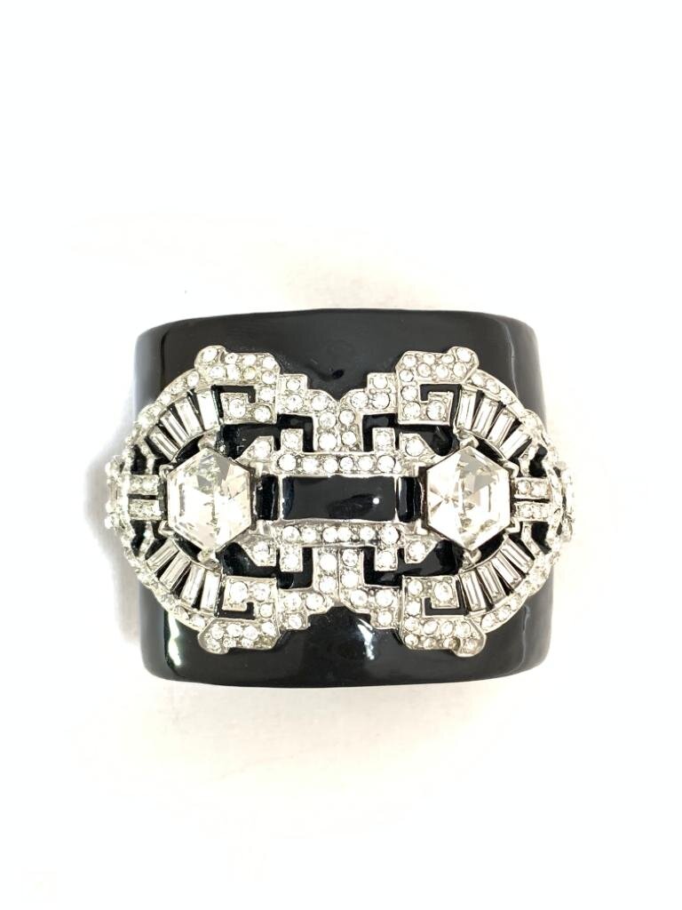 Bracciale decò con cristalli Swarovski