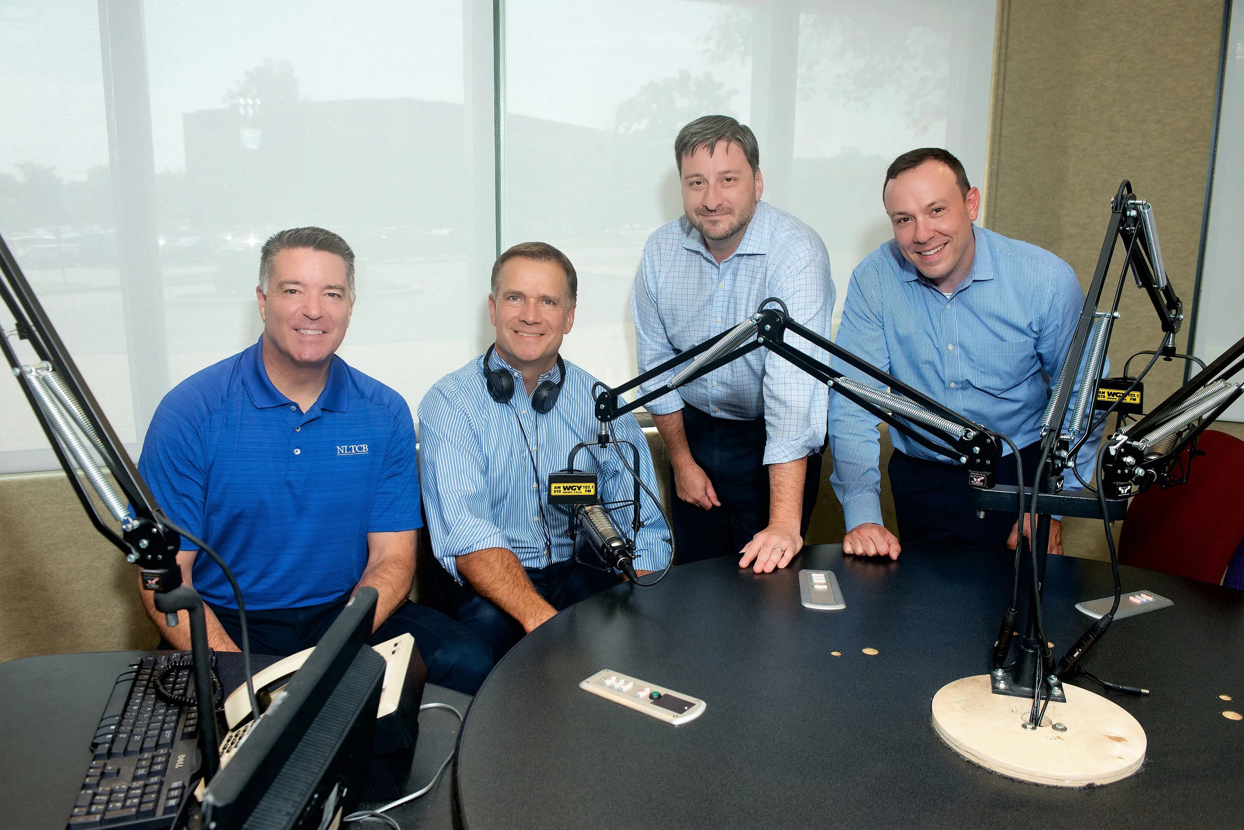 WGY’s Life Happens Radio hosts Bob Vandy, Lou Pierro, Aaron Connor and Brian Johnson