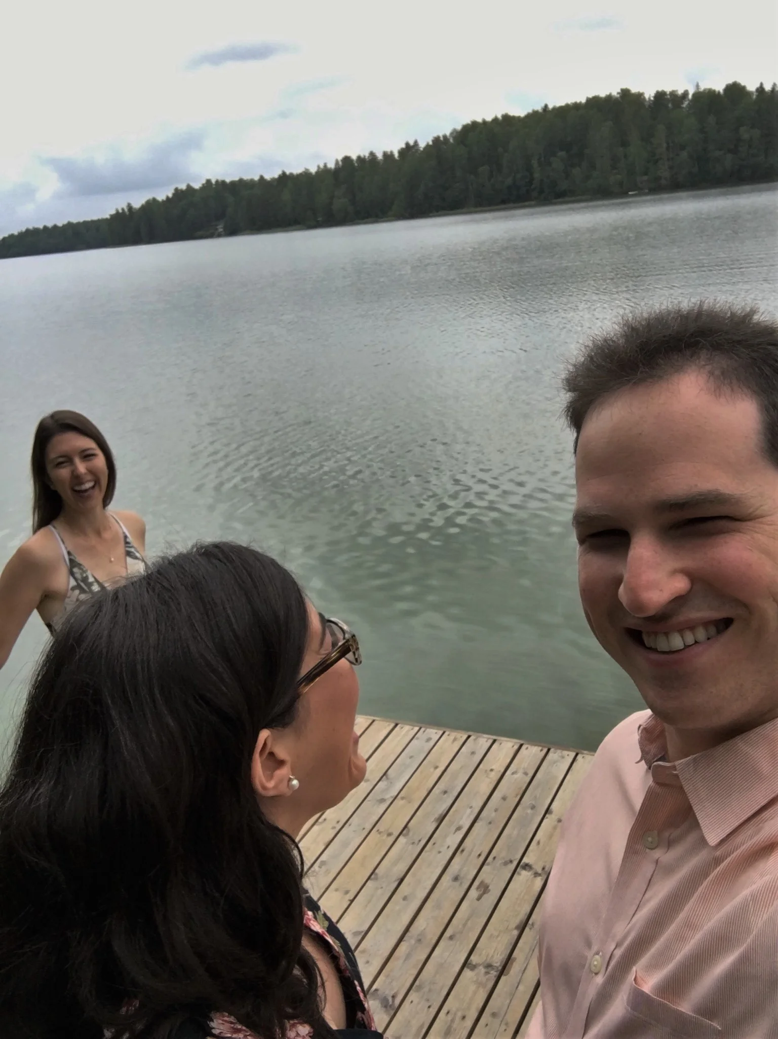 Wedding fun, ie laughing at the bug situation