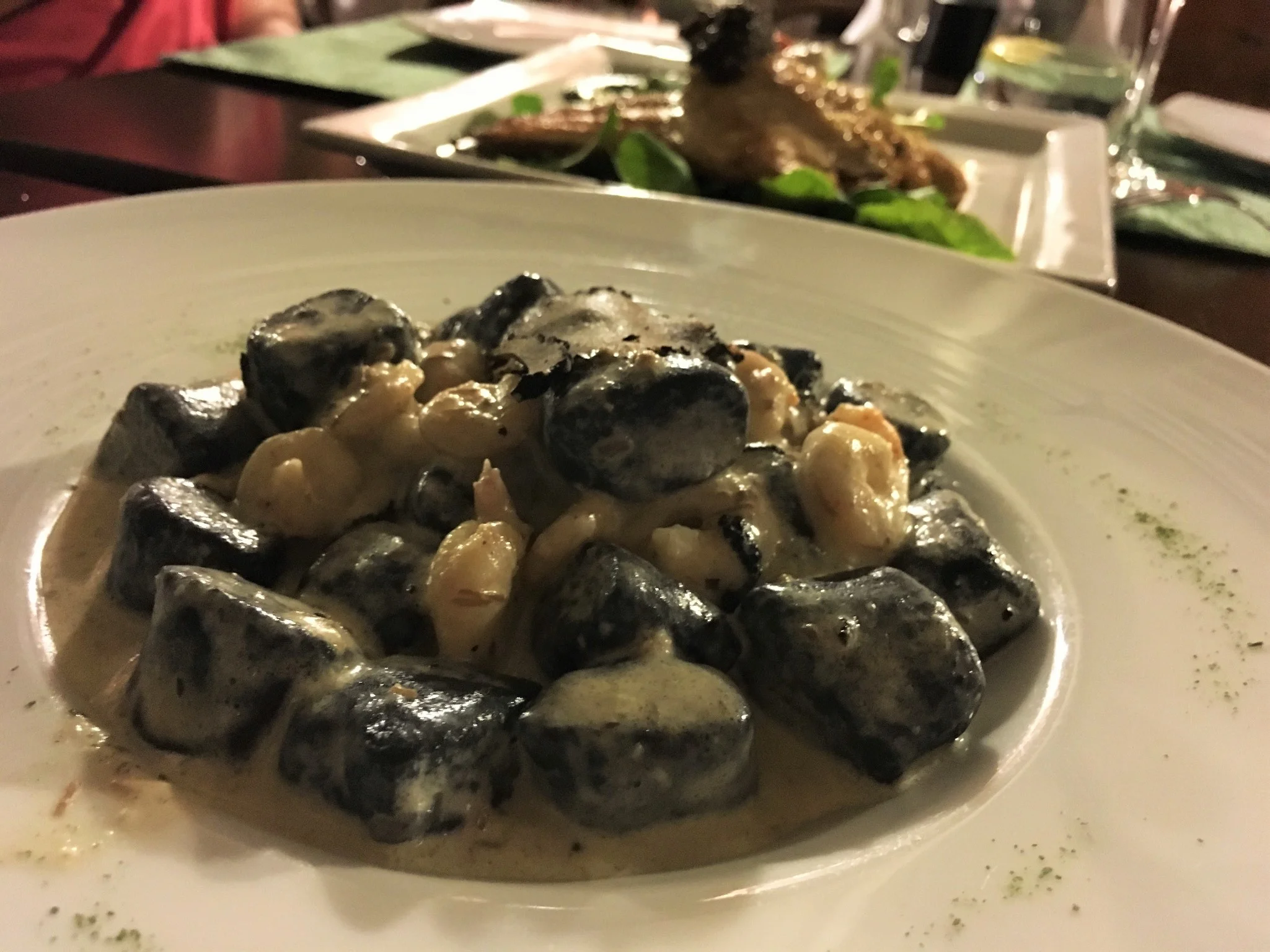 Gnocchi Istria. Do you see that huge slice of truffle on top?