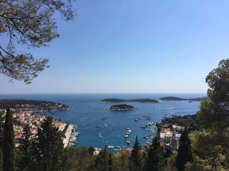 Hvar Town from above