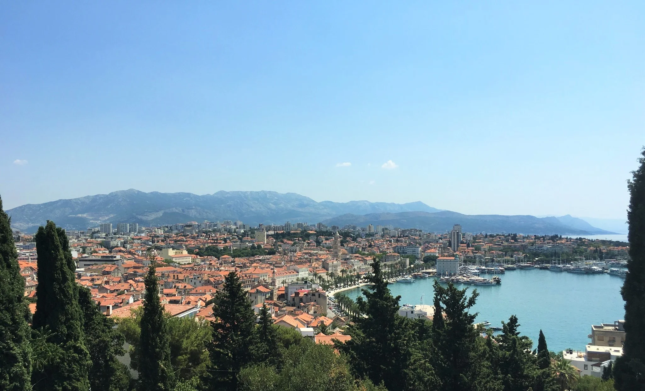 View from Marjan Hill viewpoint