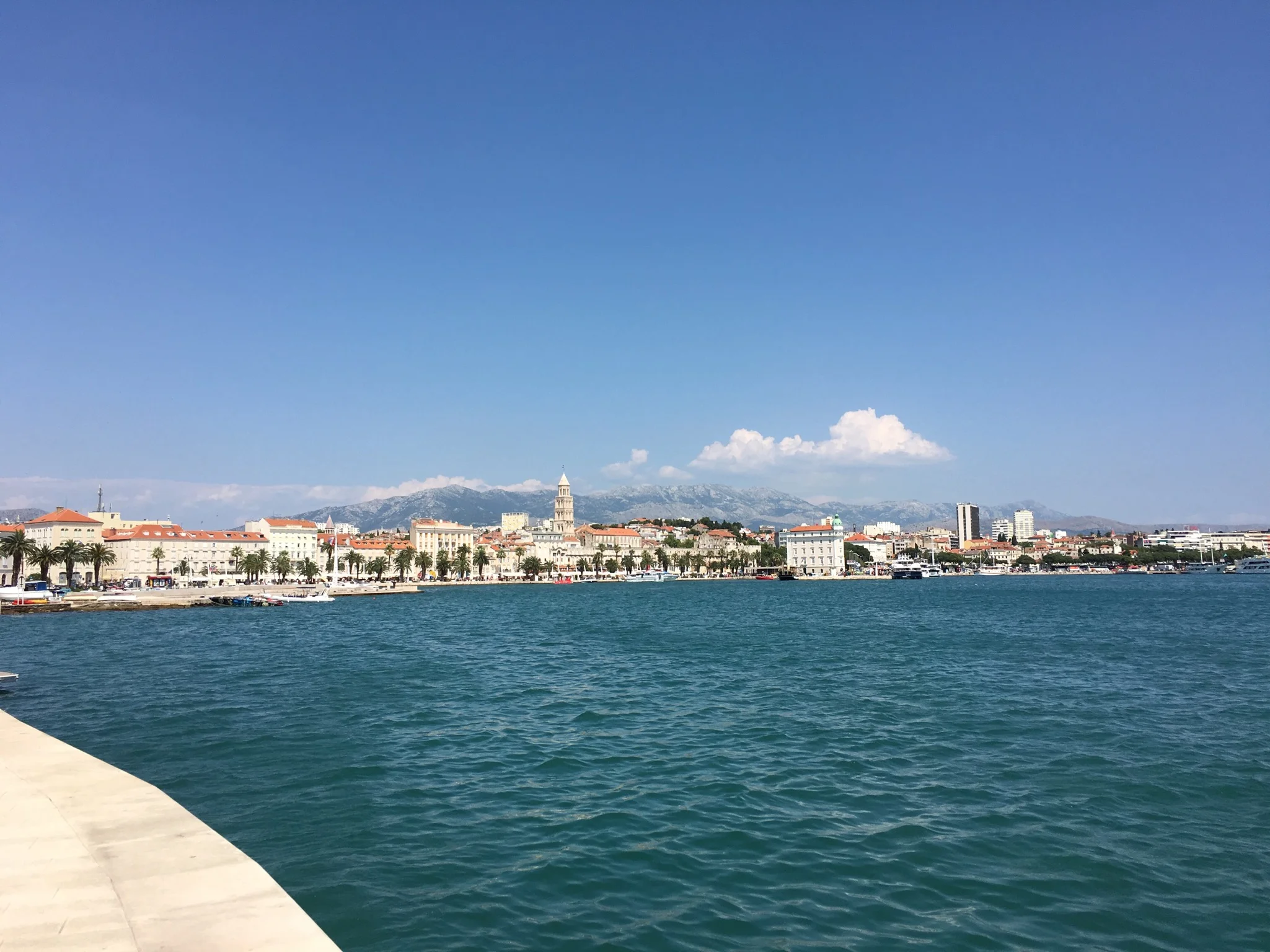 Walking back into town from Marjan Hill