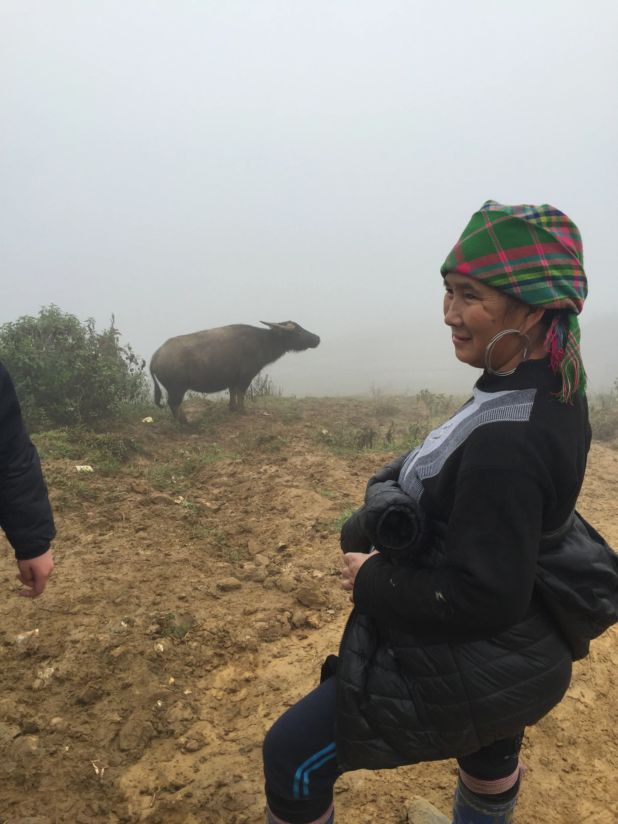 Our tour guides from Sapa Sisters were so strong. During the trek, they practically carried us through the mud. If it wasn't for them, we may not have made it.
