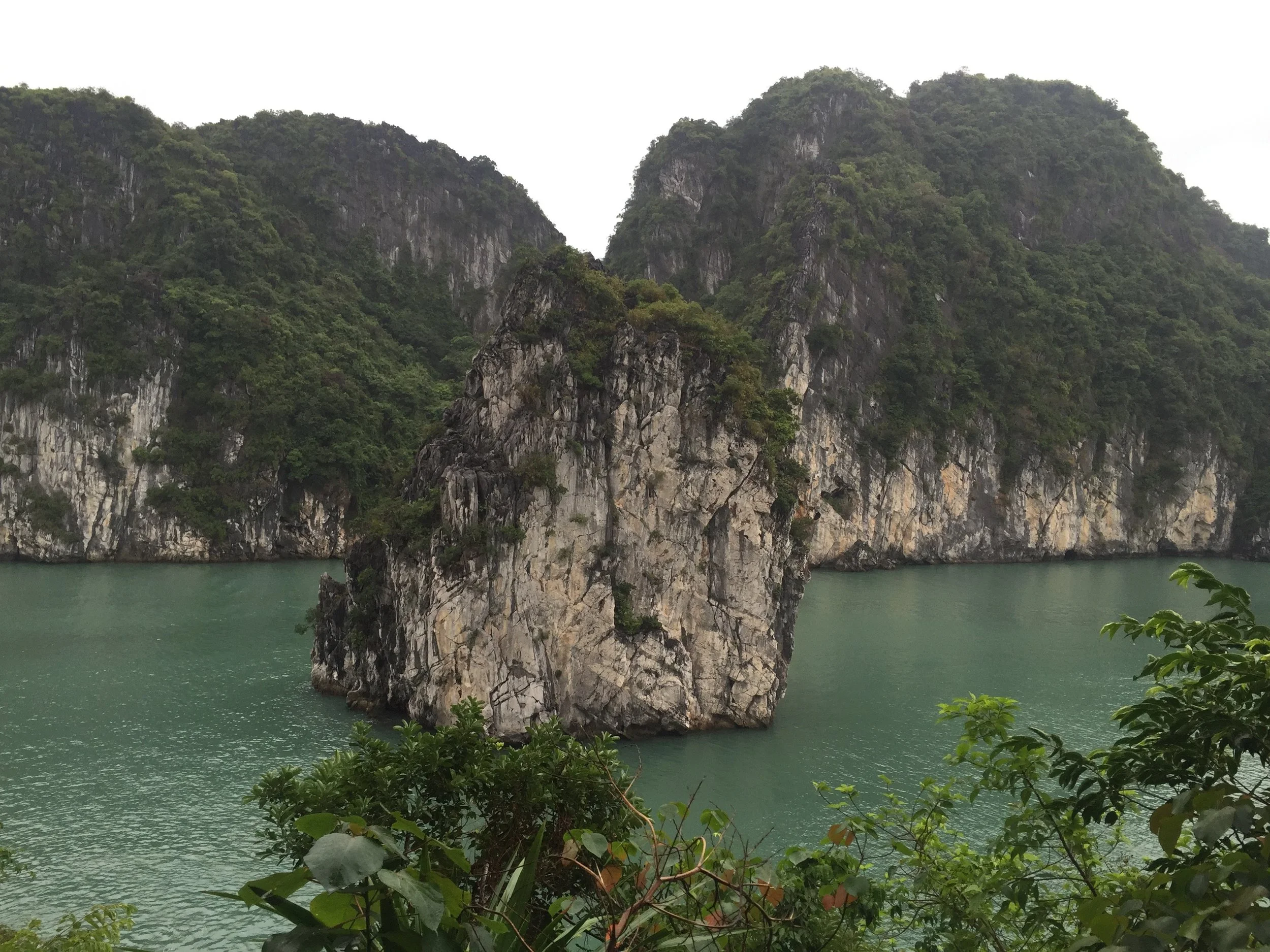 Ha Long Bay views. 