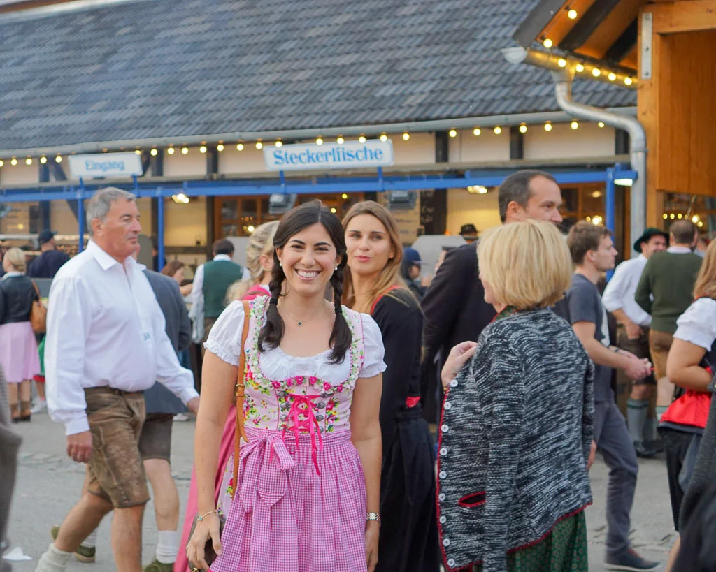 In my dirndl