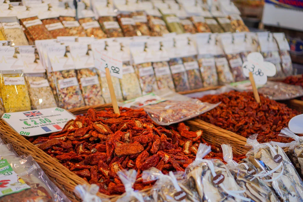 Sun-dried tomatoes. Venice, Italy