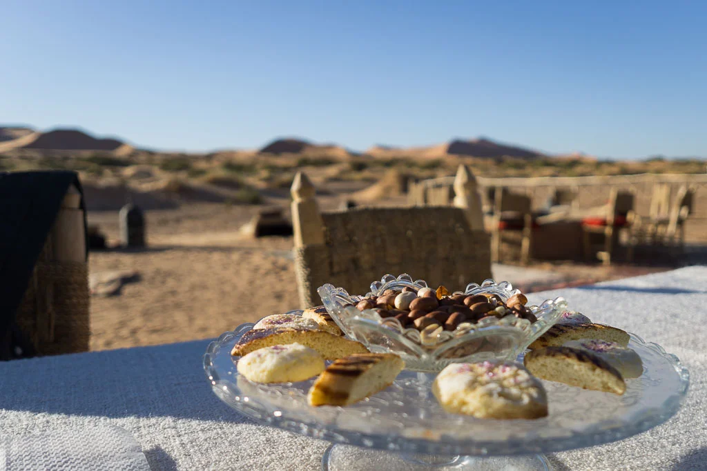 Tea time before venturing into the dunes for sunset.