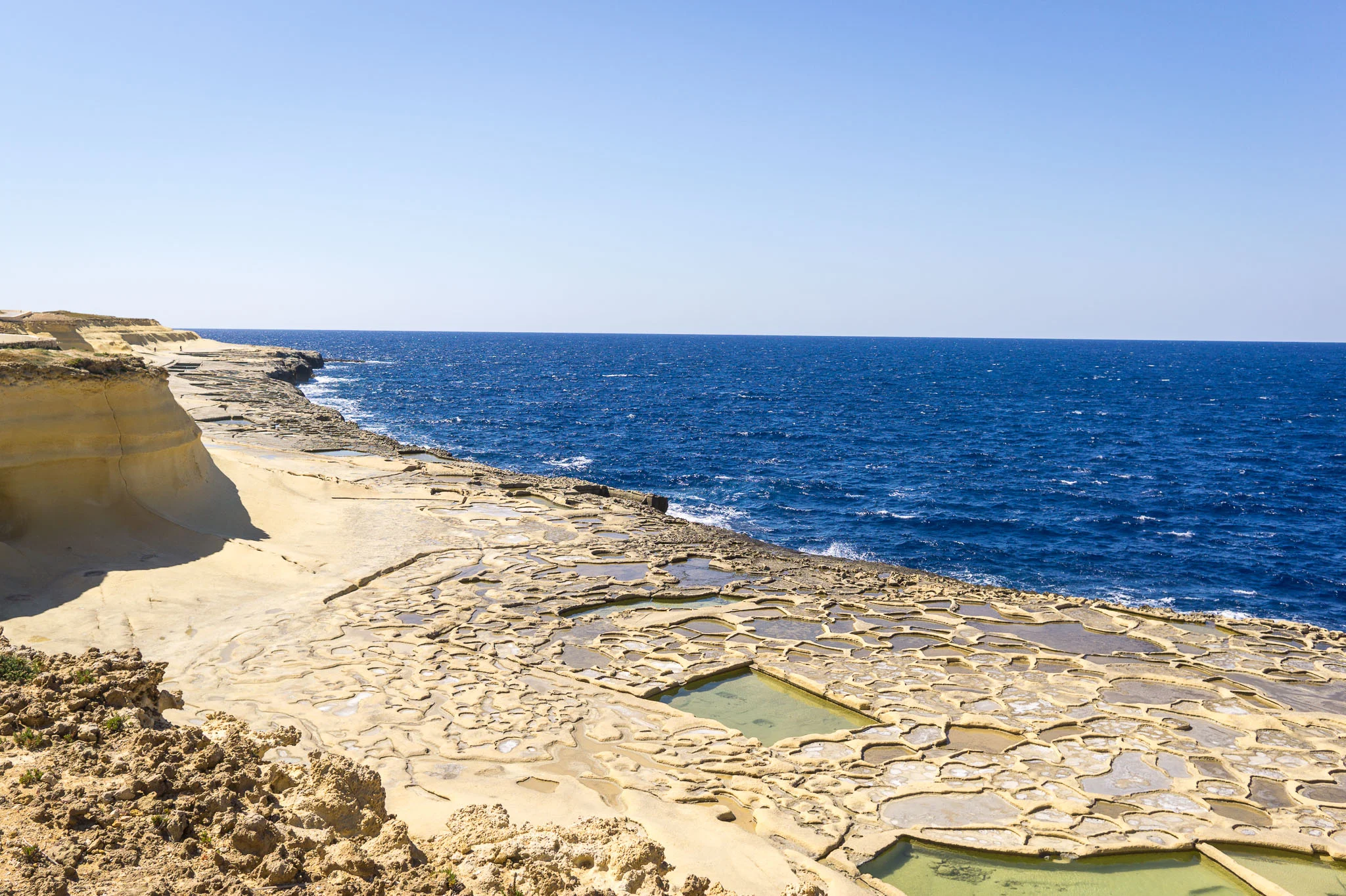 The Salt Pans on Gozo.