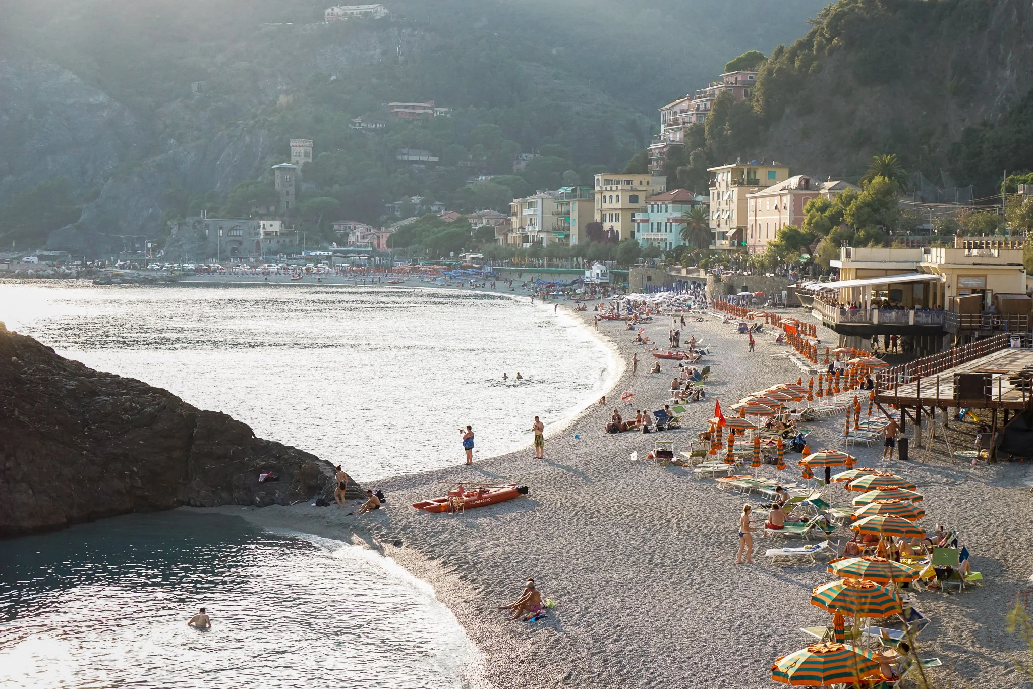 Fegina Beach in Monterosso.