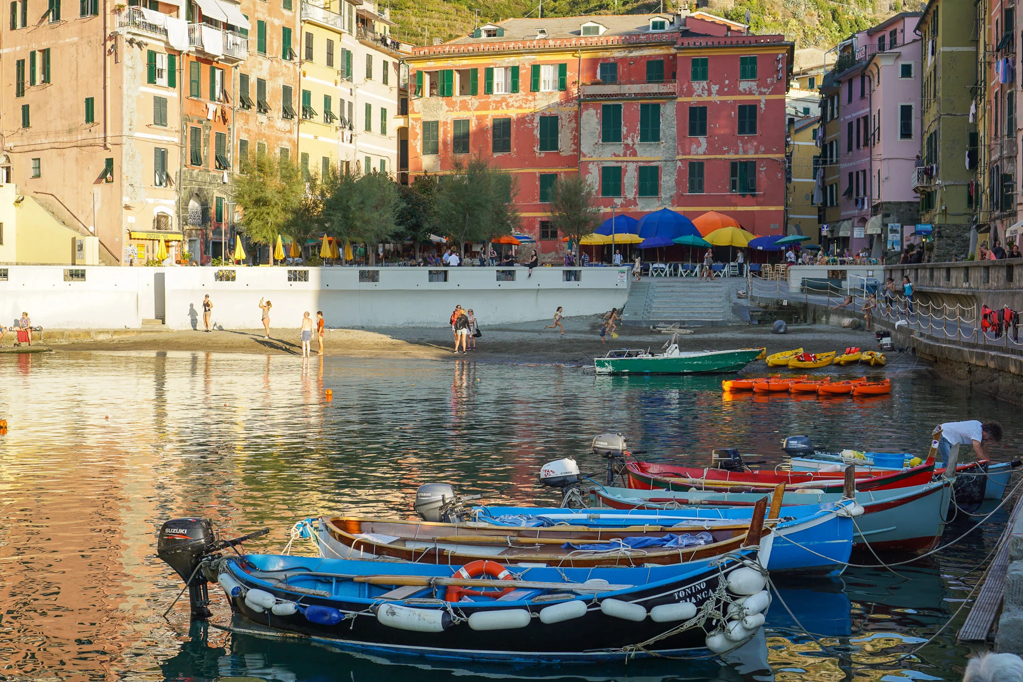 Vernazza harbor.