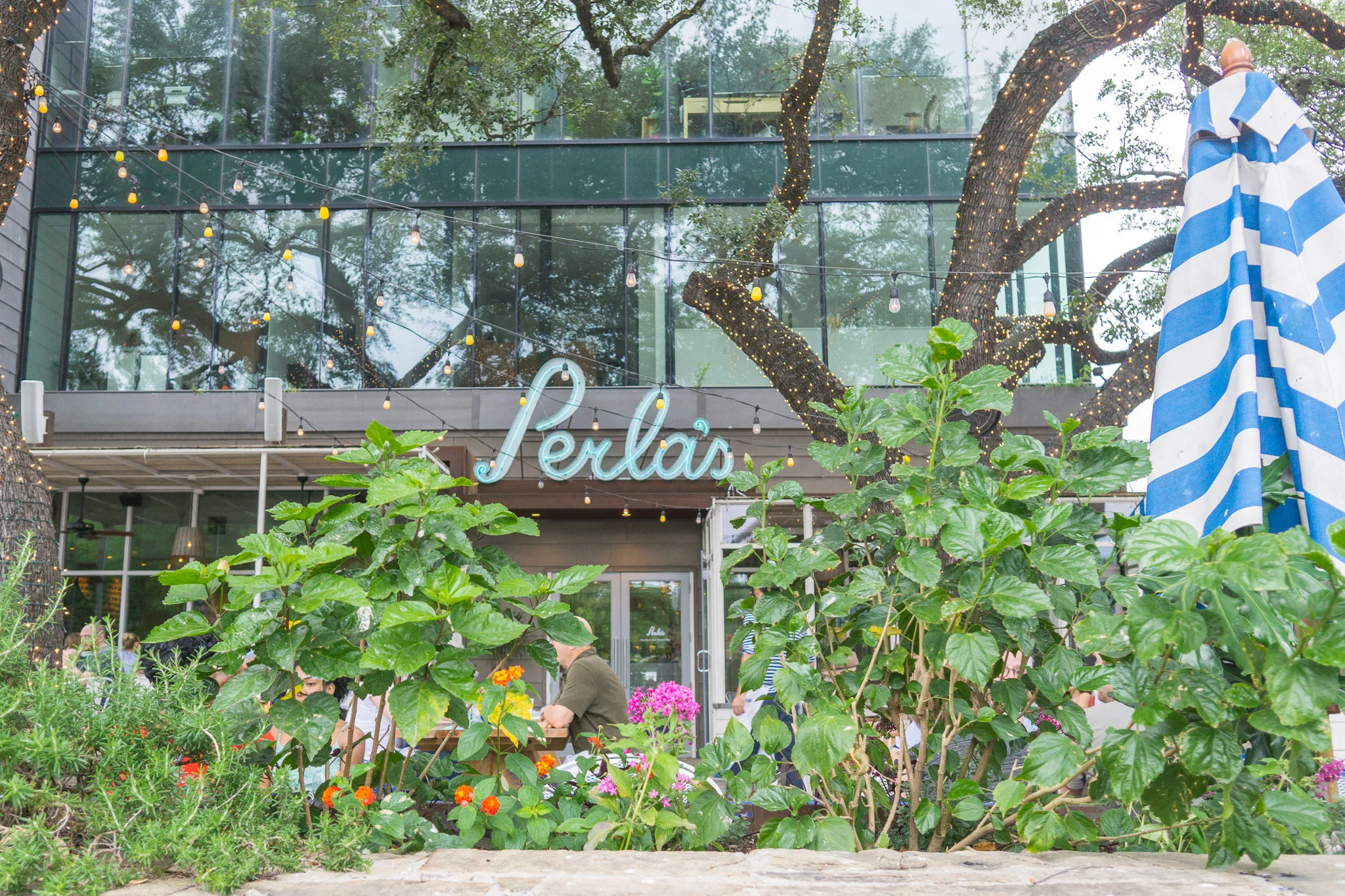 Perla's for great seafood on South Congress.